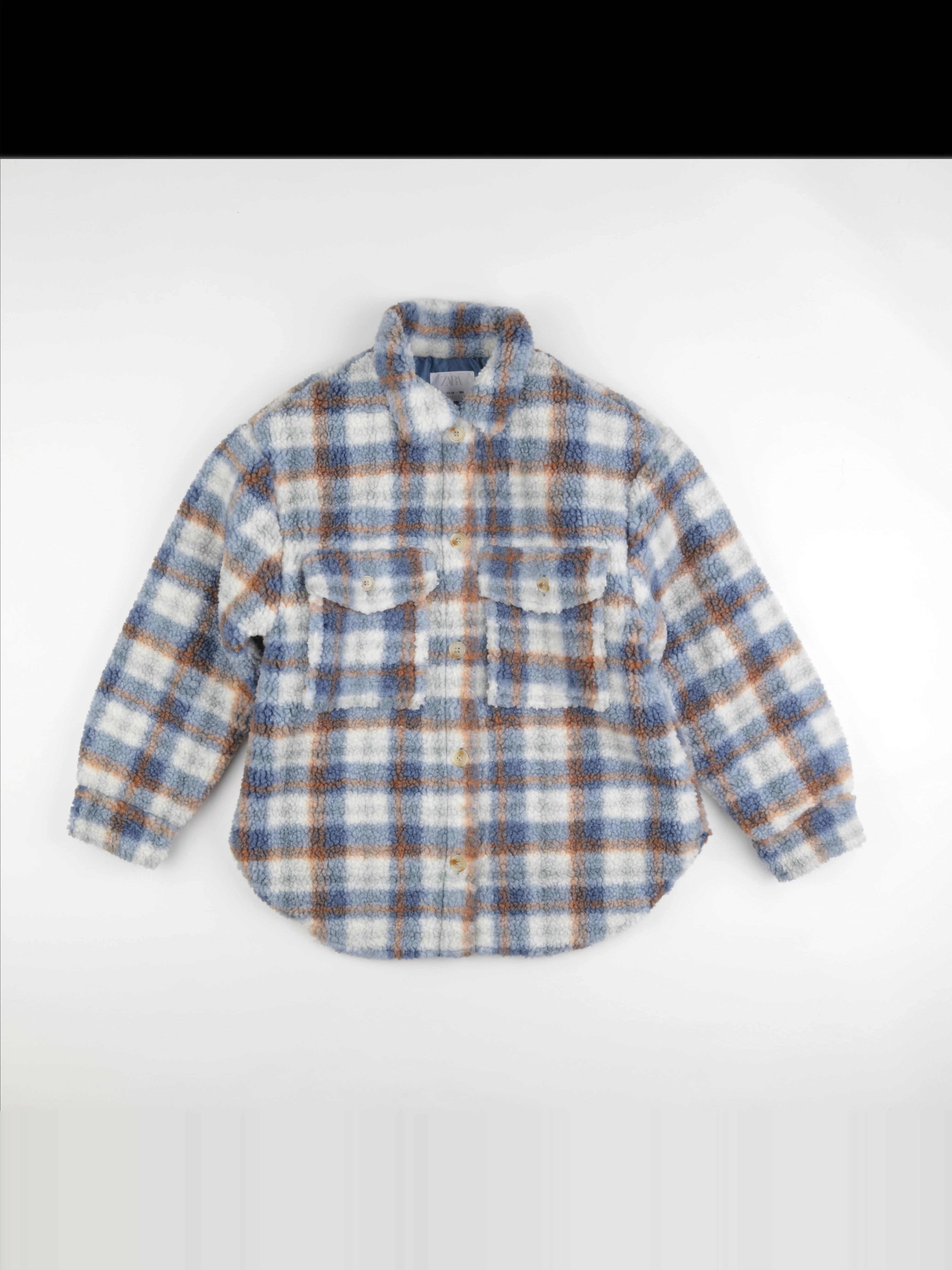 Zara - manteau bleu - 13/14 ans