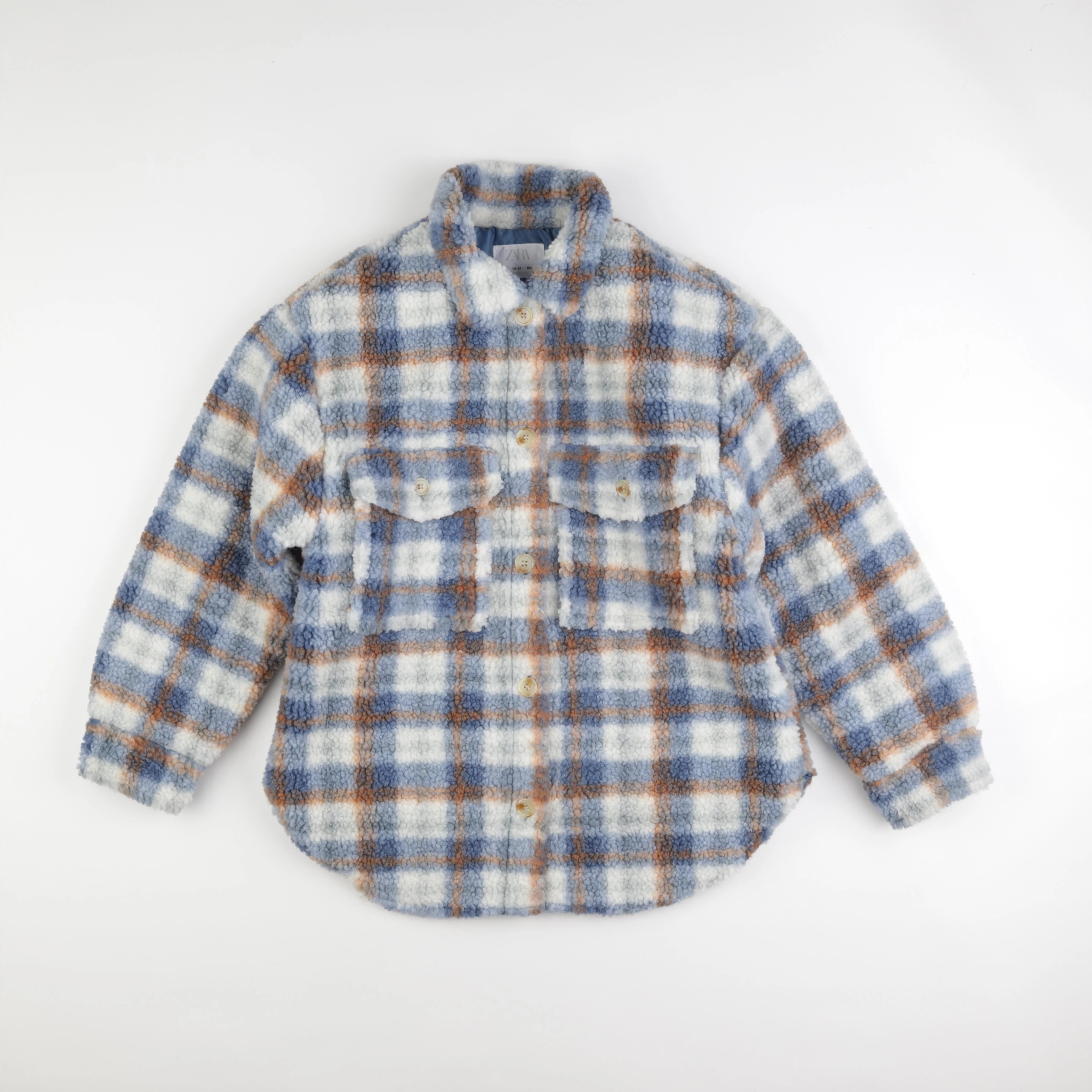 Zara - manteau bleu - 13/14 ans