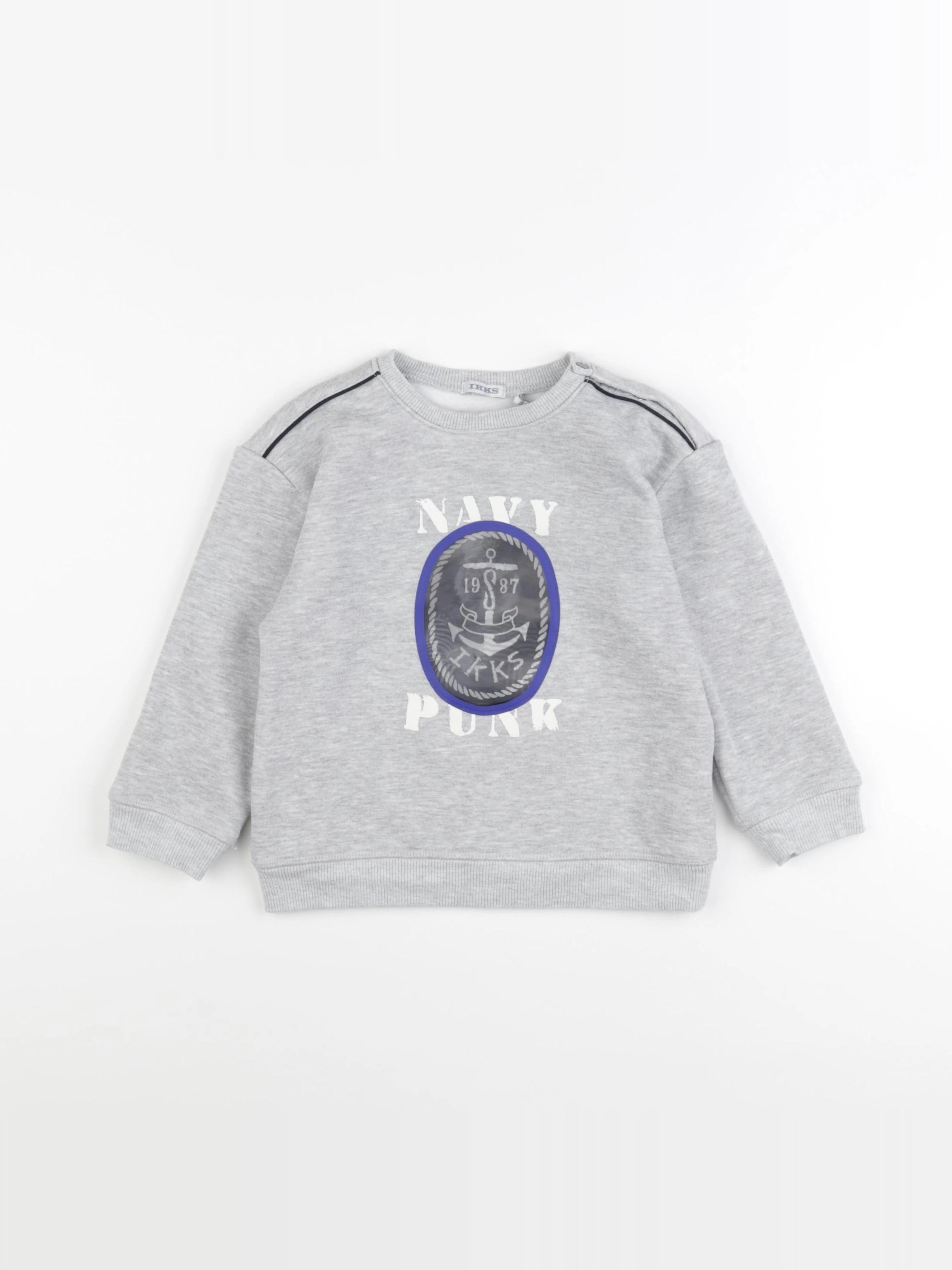 IKKS - sweat gris - 3 ans
