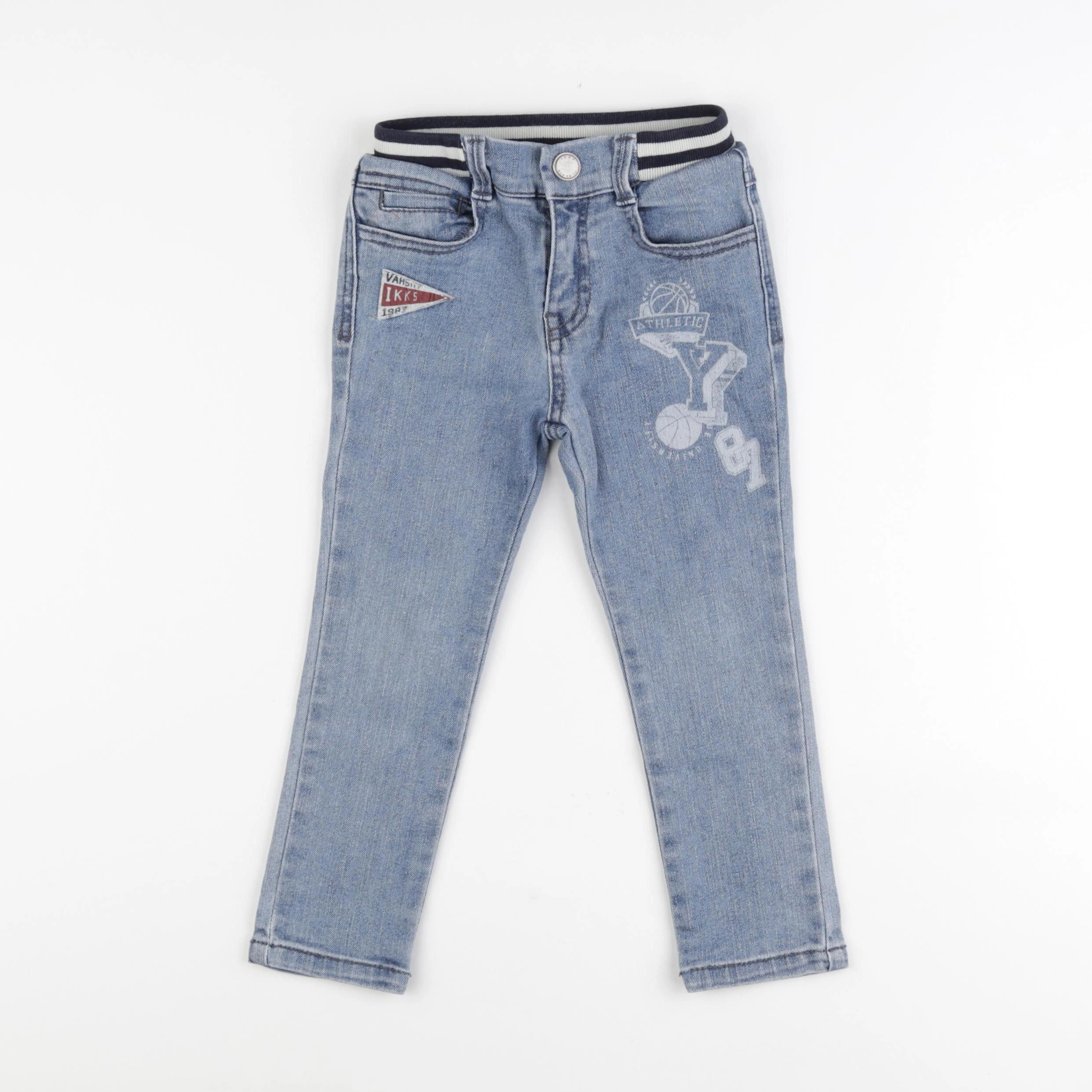 IKKS - jean bleu - 3 ans