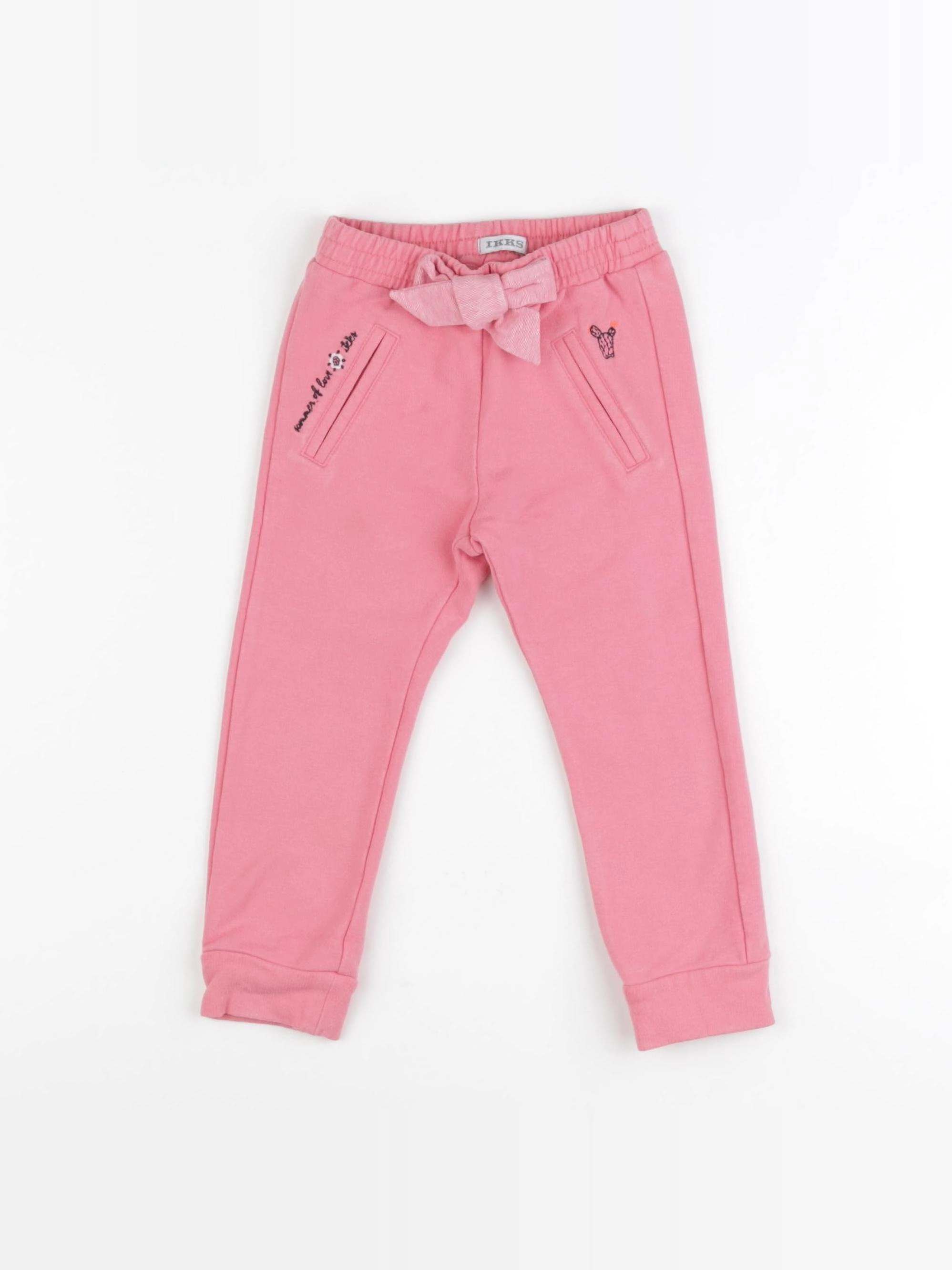 IKKS - pantalon rose - 2 ans