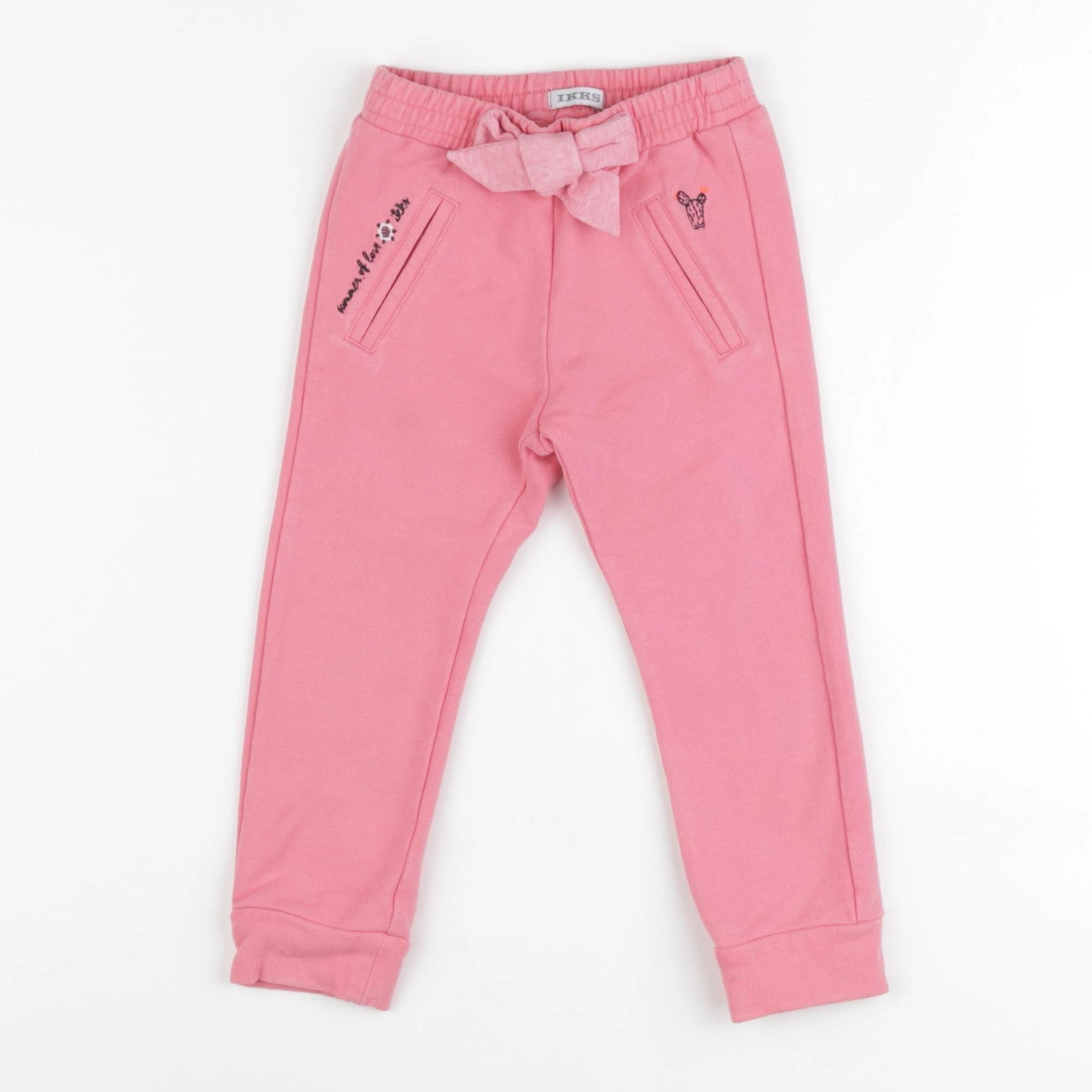 IKKS - pantalon rose - 2 ans