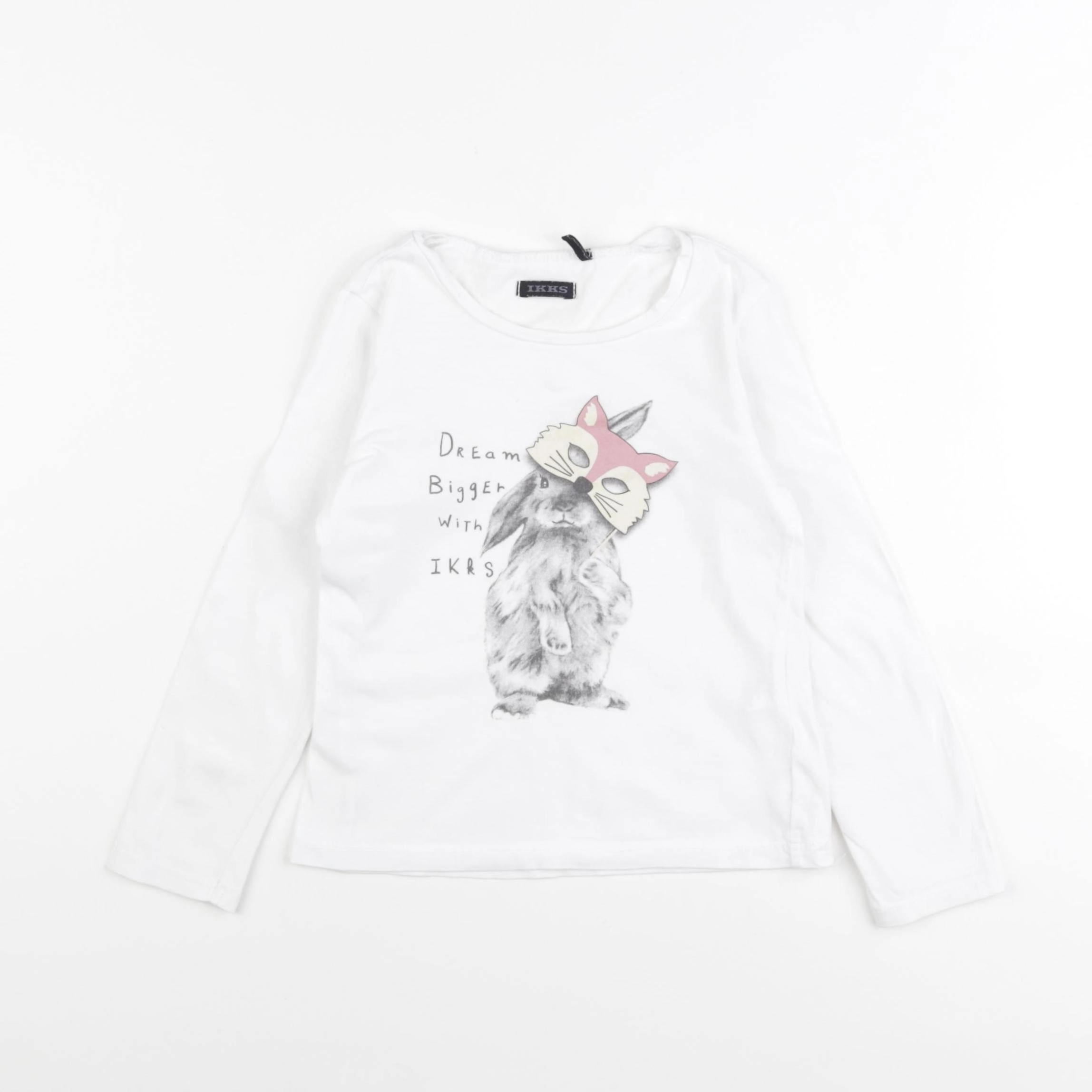 IKKS - tee-shirt blanc - 4 ans