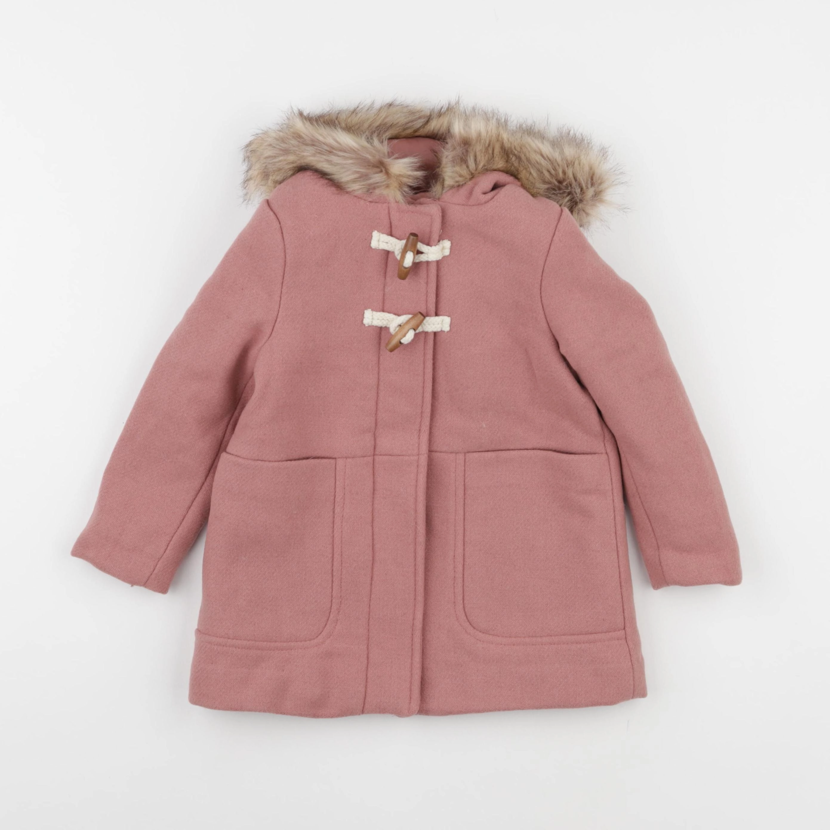 Vertbaudet - manteau rose - 3 ans