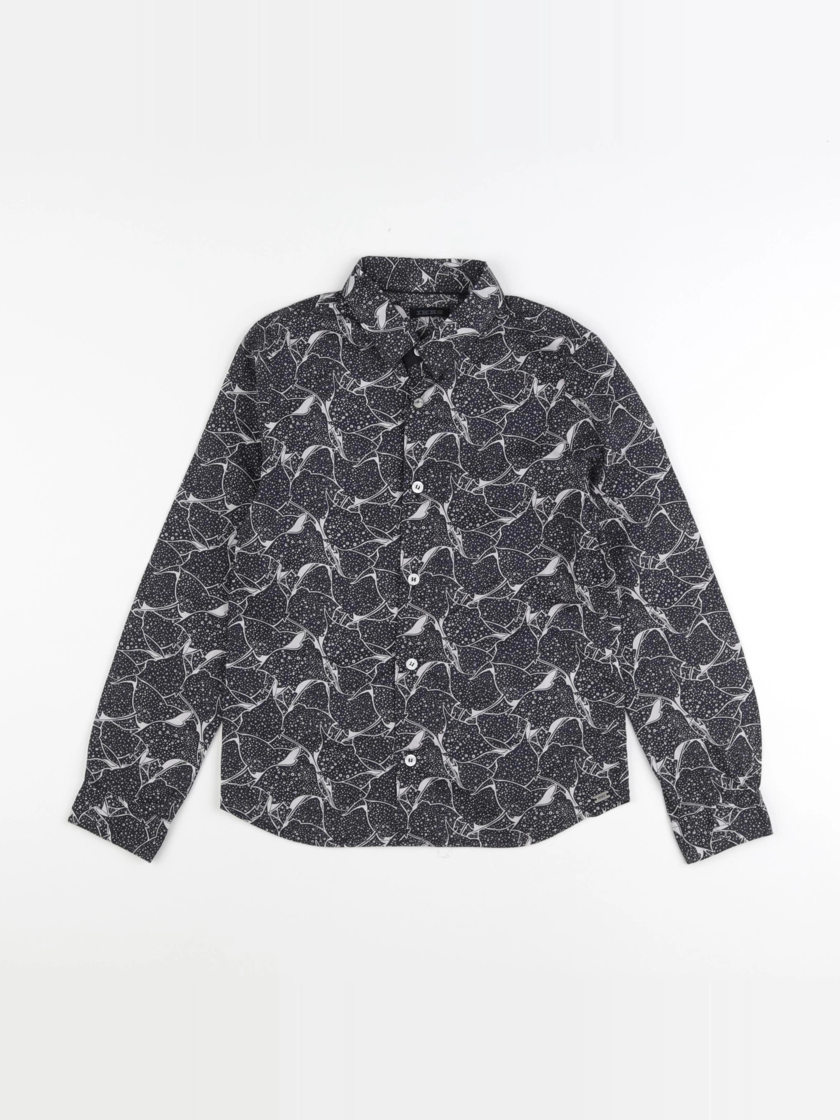 IKKS - chemise noir - 8 ans