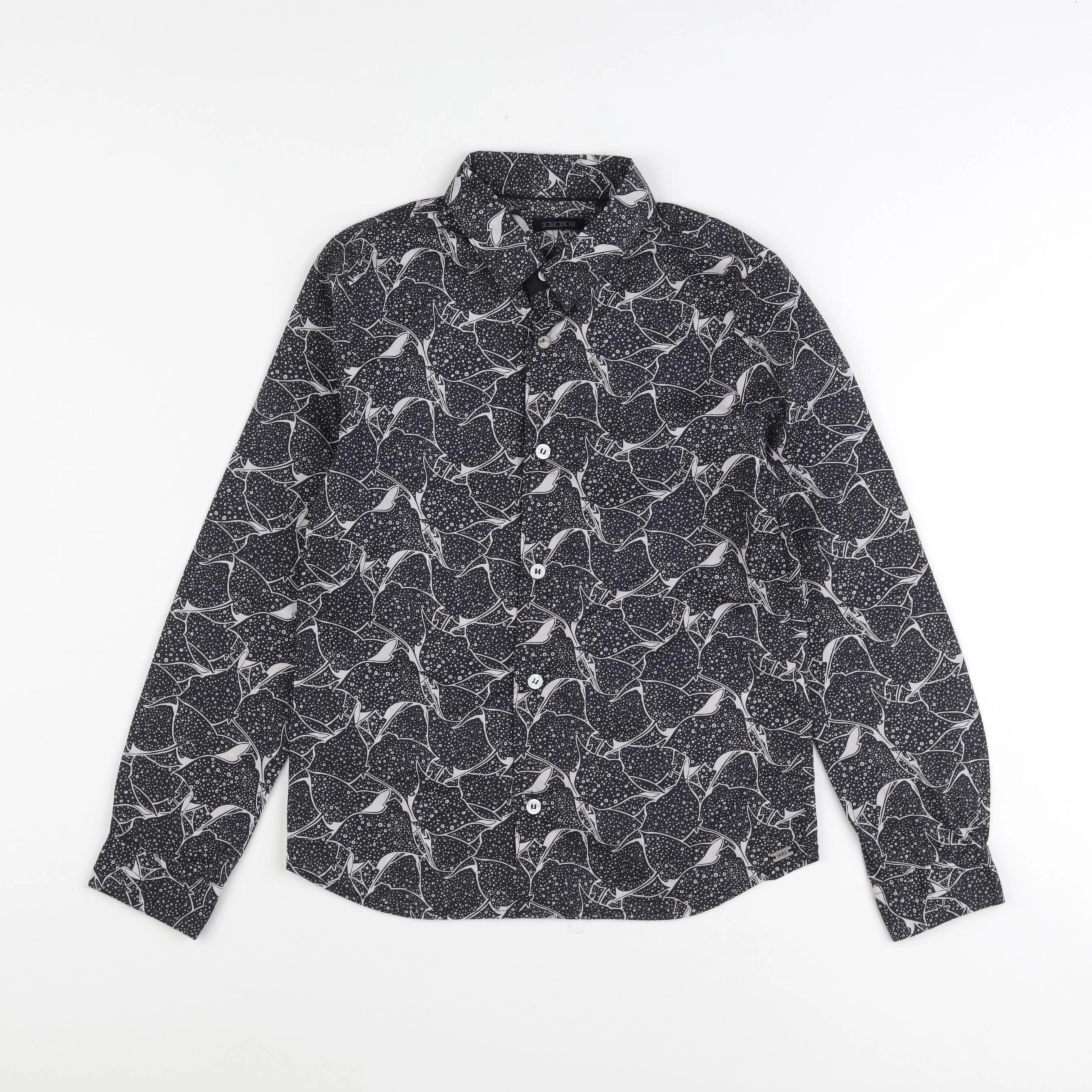 IKKS - chemise noir - 8 ans