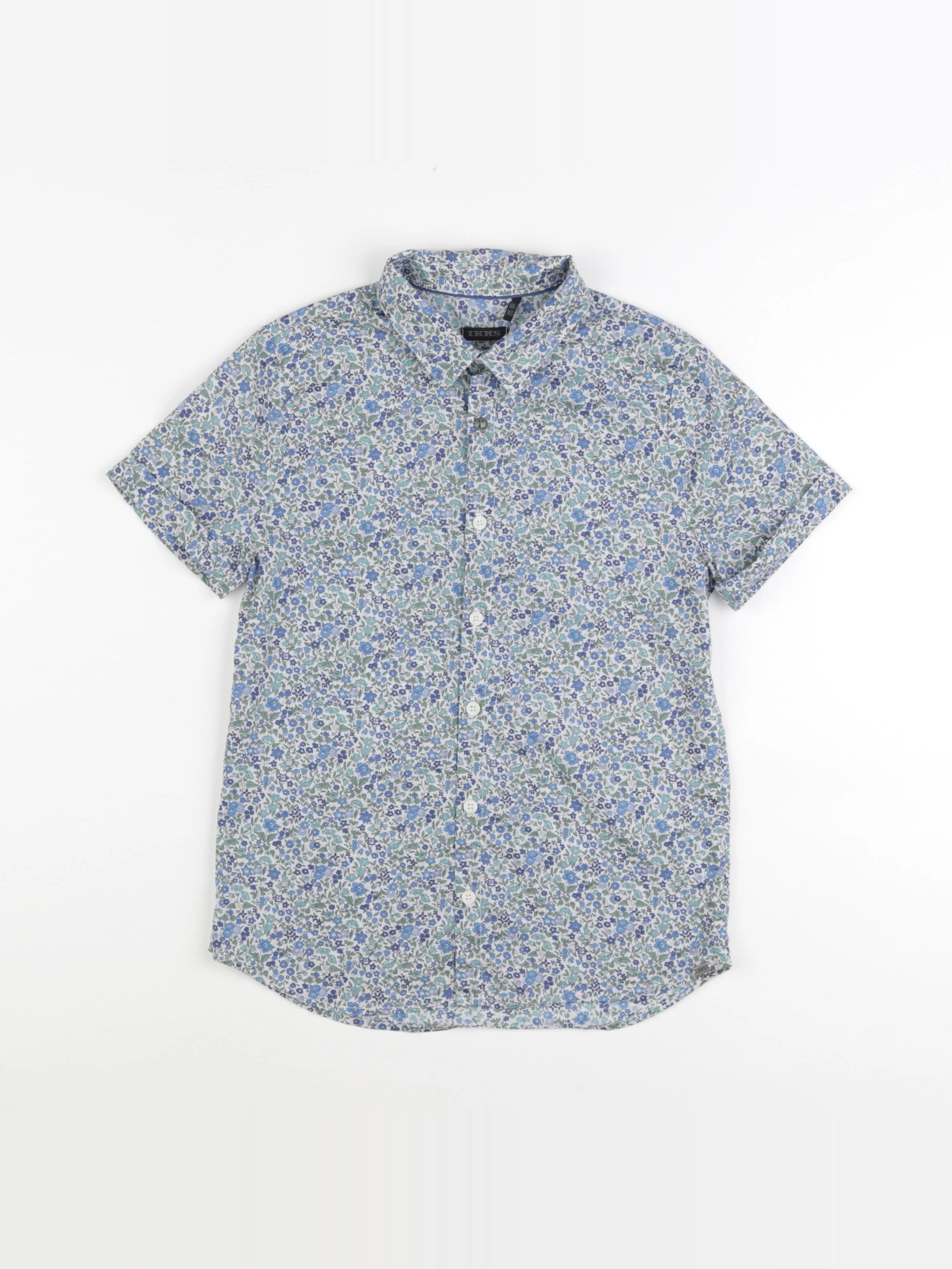IKKS - chemise bleu - 10 ans
