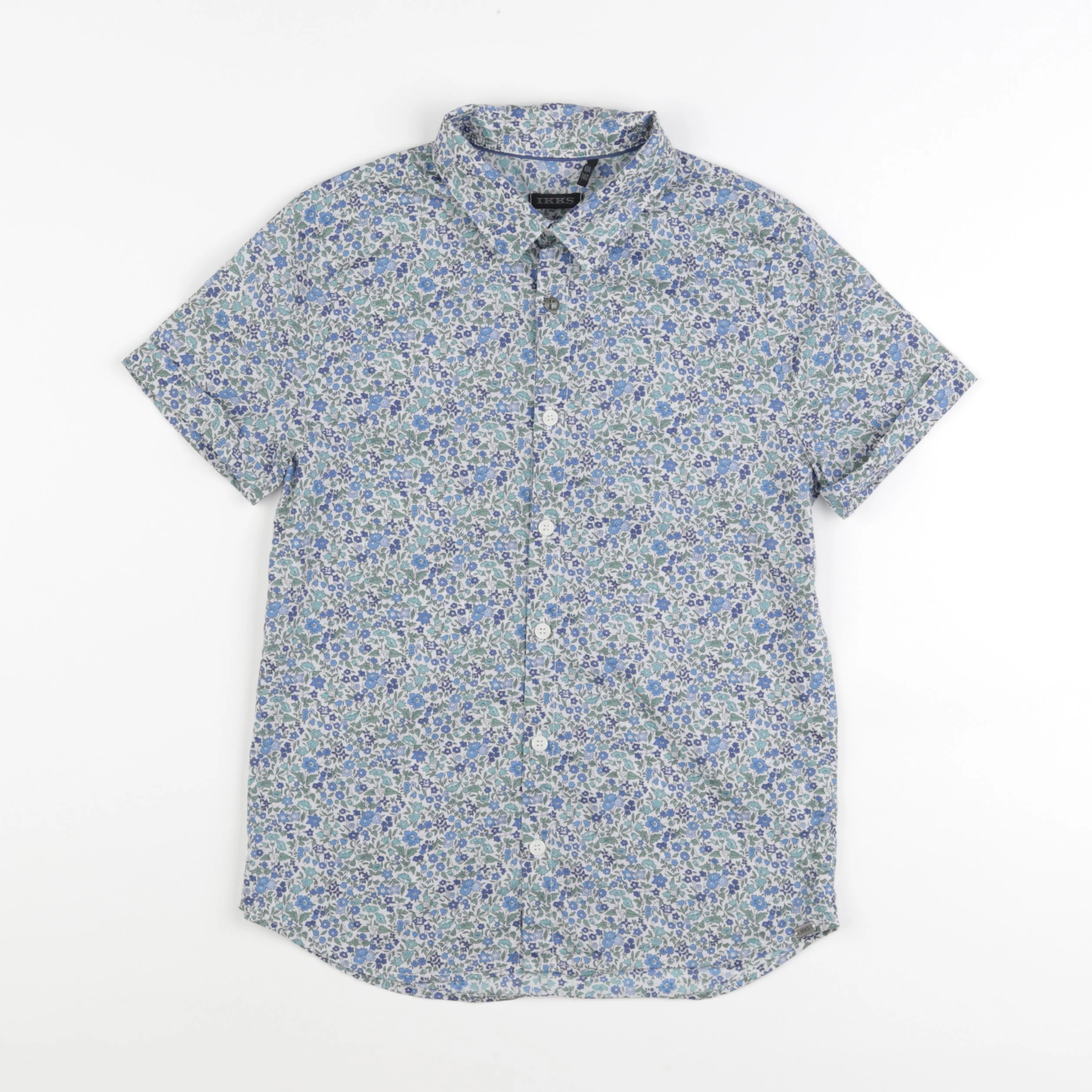 IKKS - chemise bleu - 10 ans