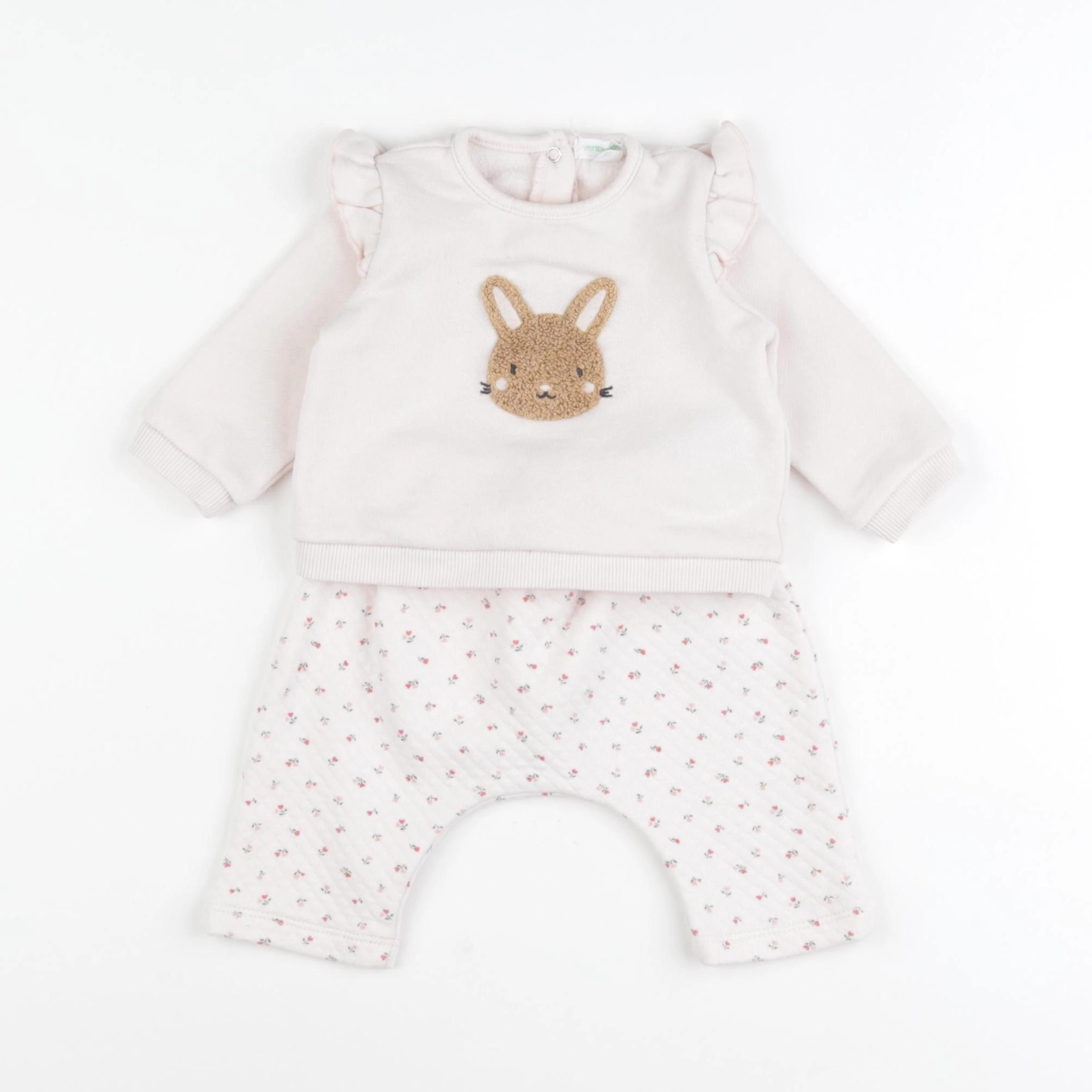Vertbaudet - ensemble rose - 3 mois