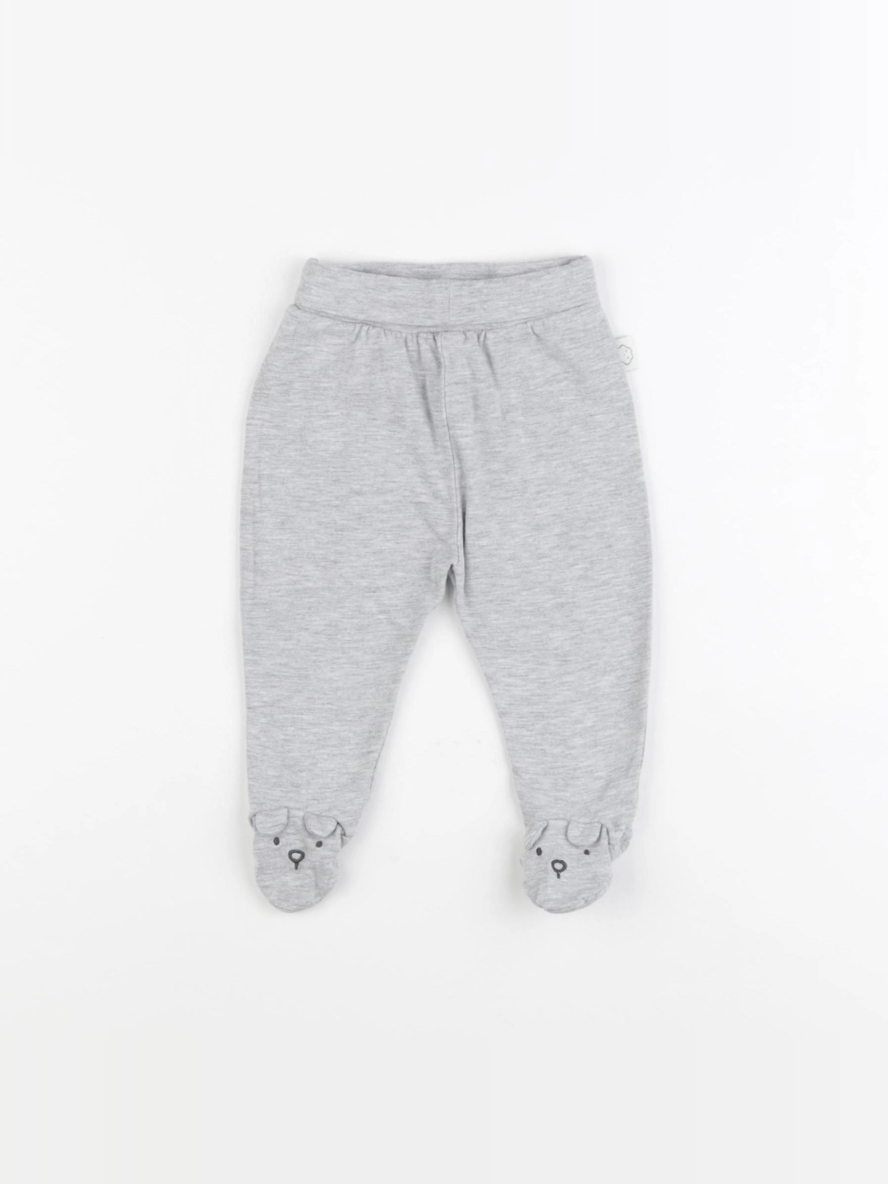 Vertbaudet - legging gris - 3 mois