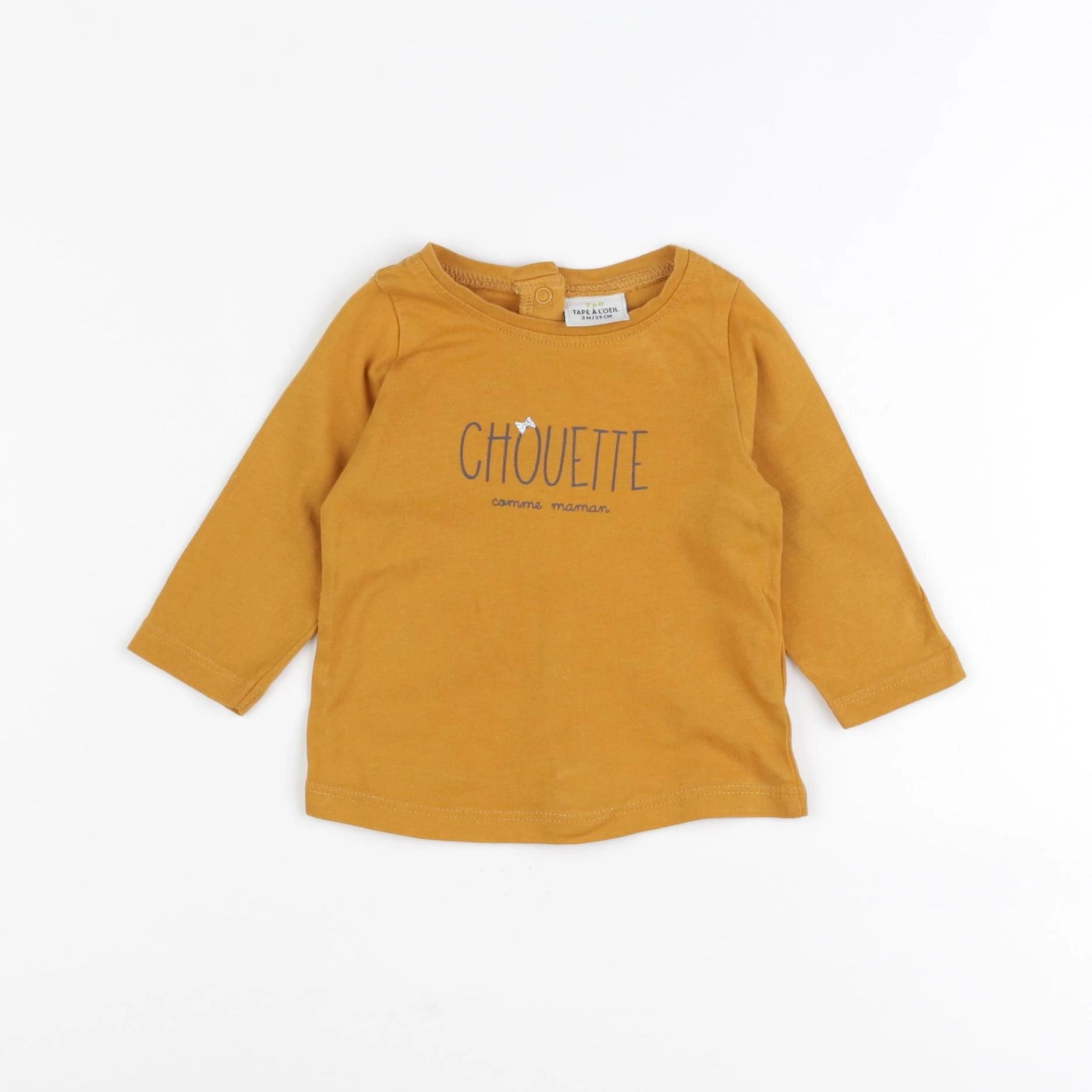 Tape à l'oeil - tee-shirt marron - 3 mois