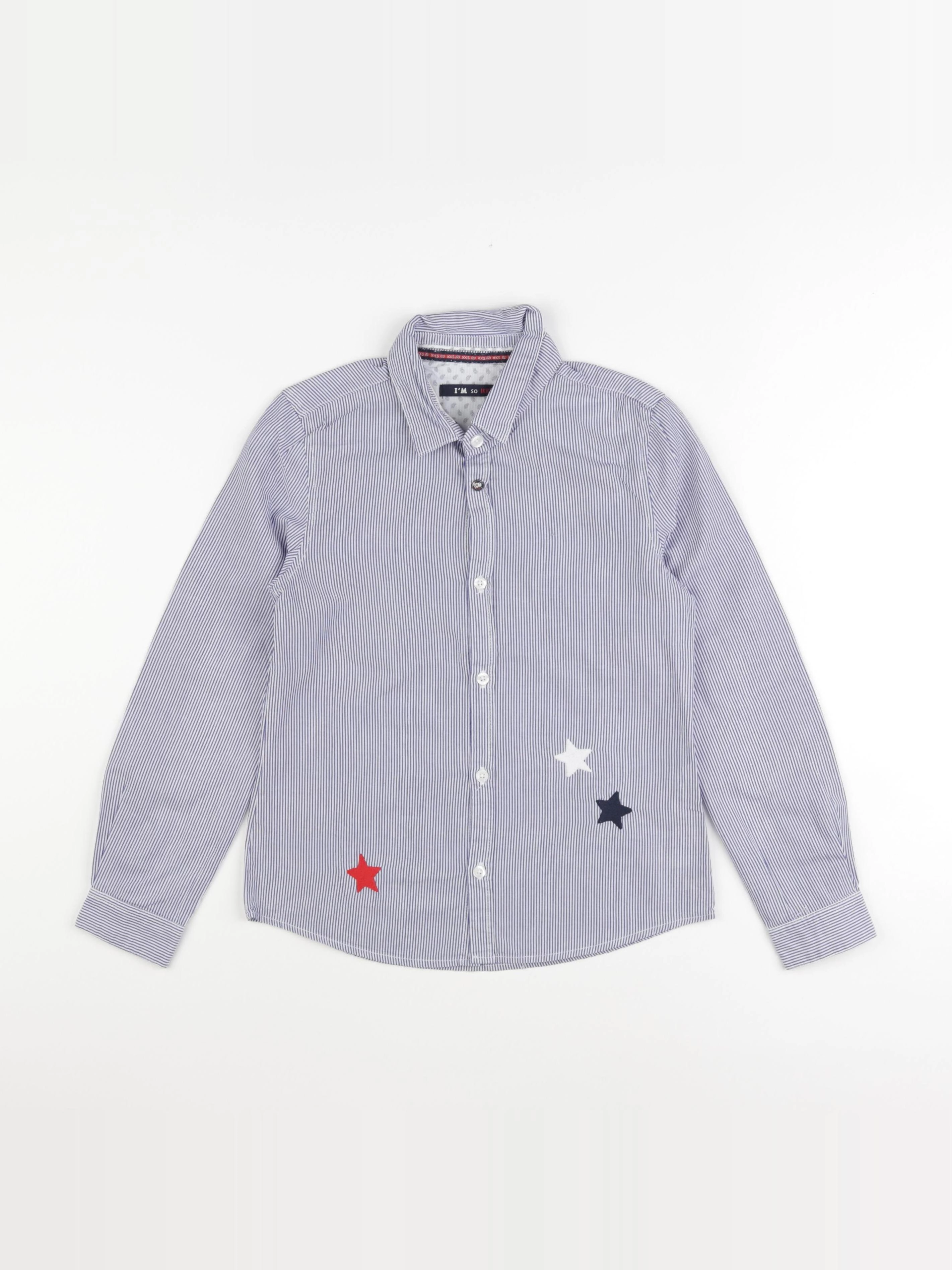 IKKS - chemise bleu - 8 ans