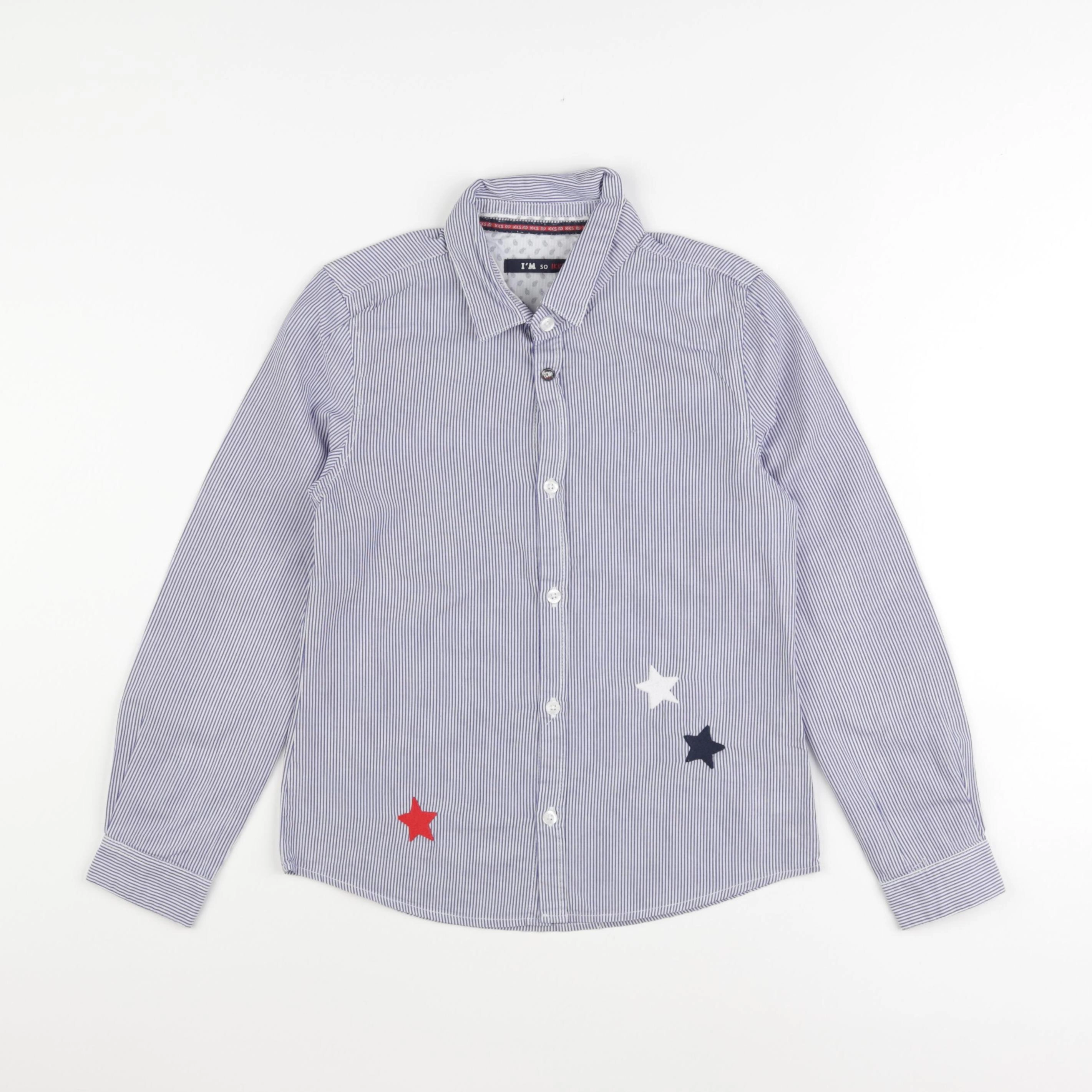 IKKS - chemise bleu - 8 ans
