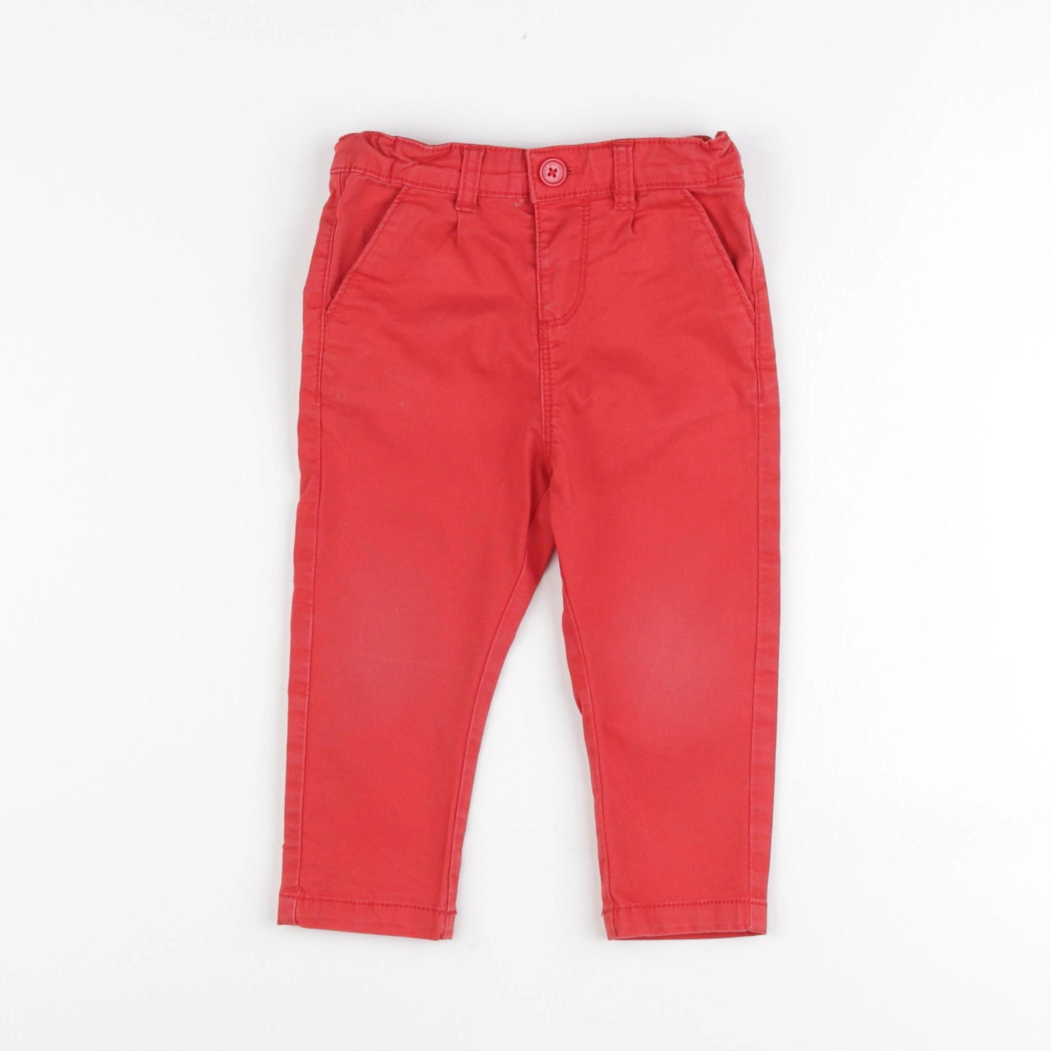 Tape à l'oeil - pantalon rouge - 24 mois