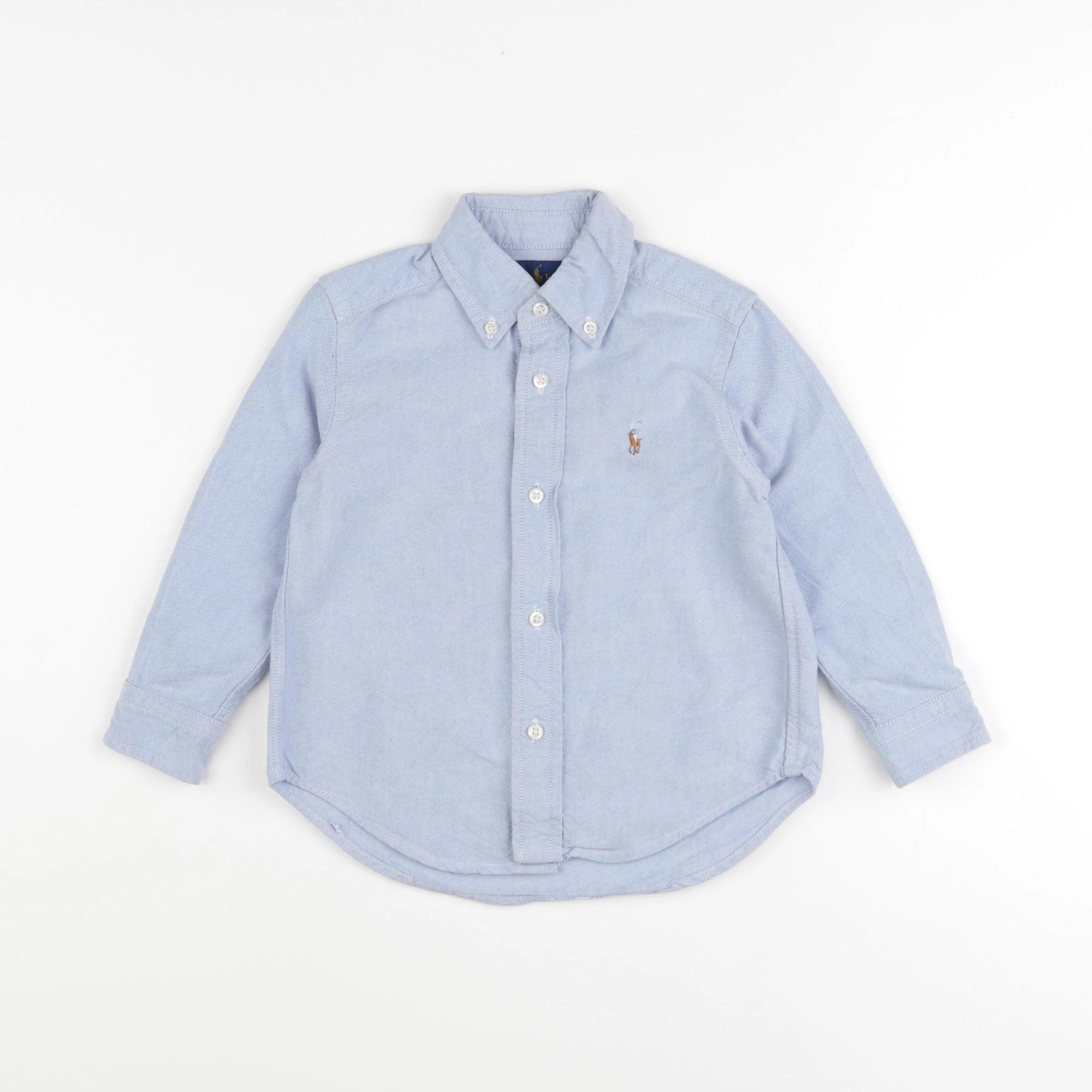 Ralph Lauren - chemise bleu - 2 ans