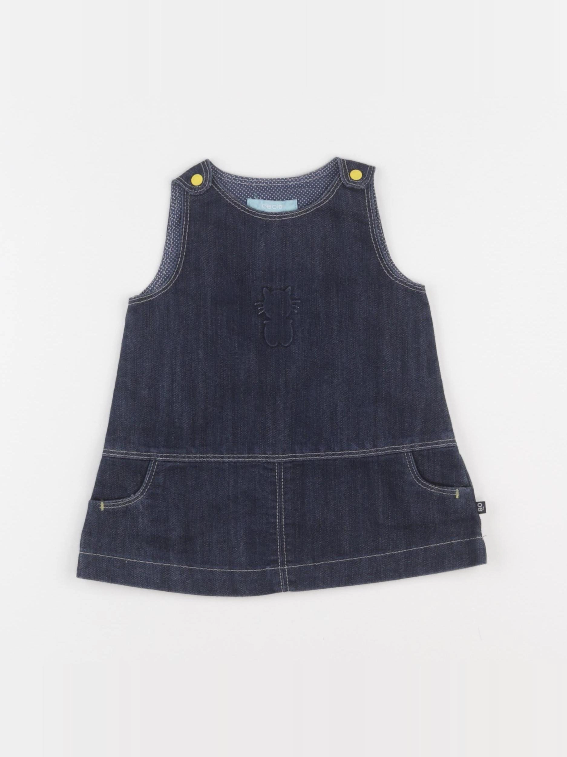Obaïbi - robe bleu - 6 mois