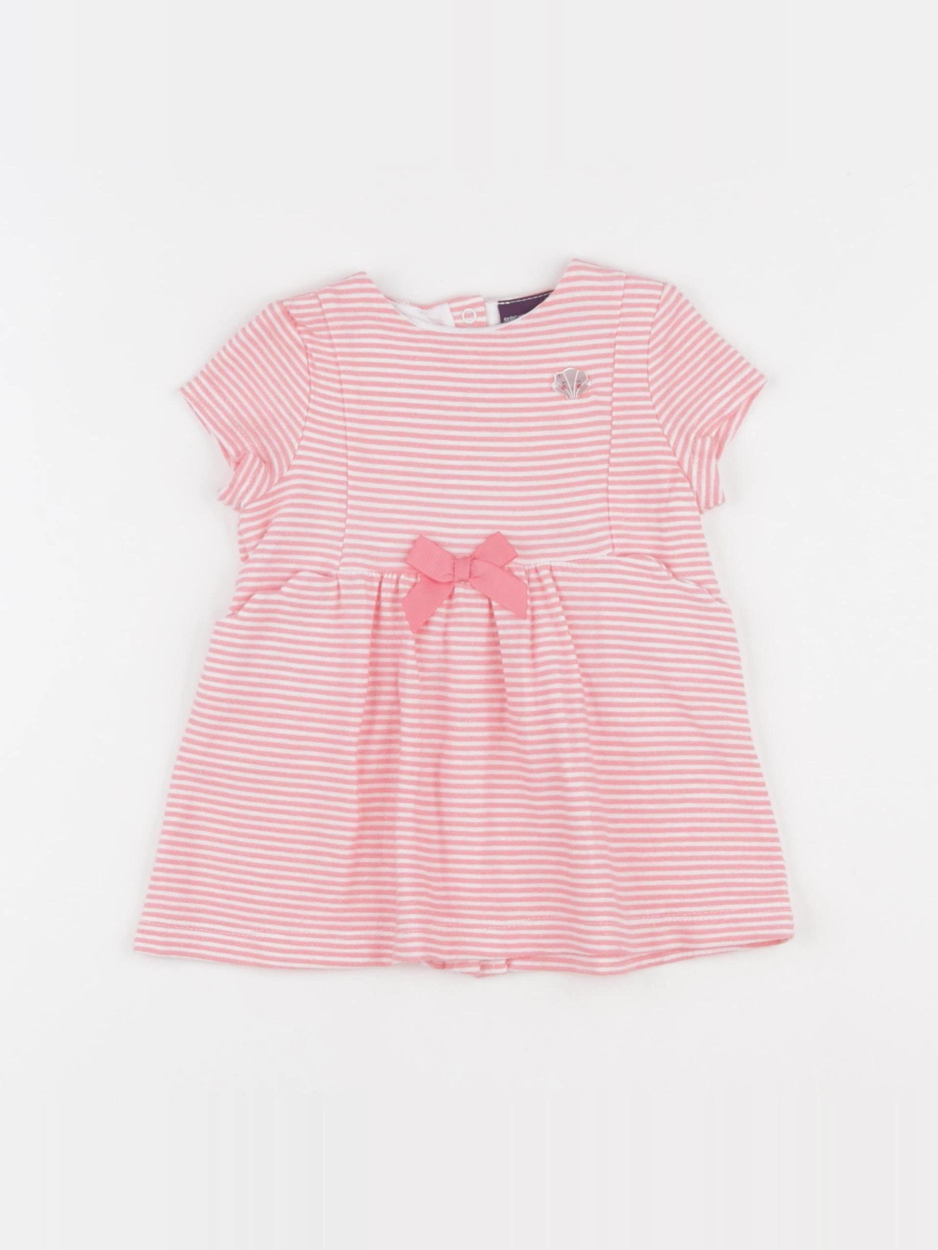 Sergent Major - robe rose - 6 mois