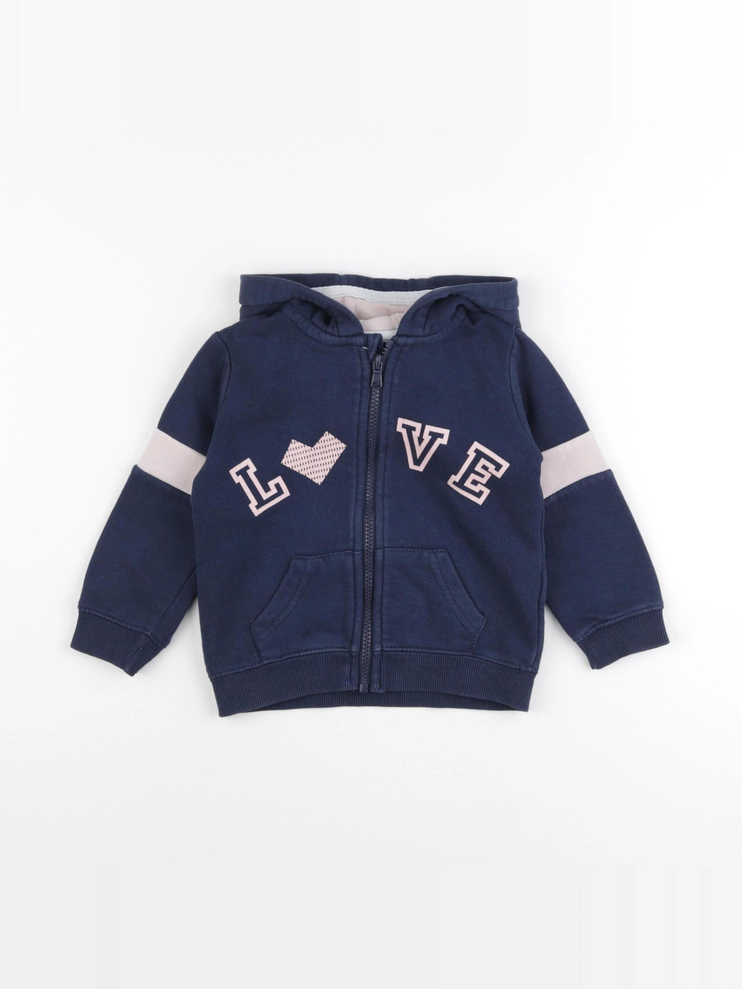 Vertbaudet - sweat bleu - 3 ans