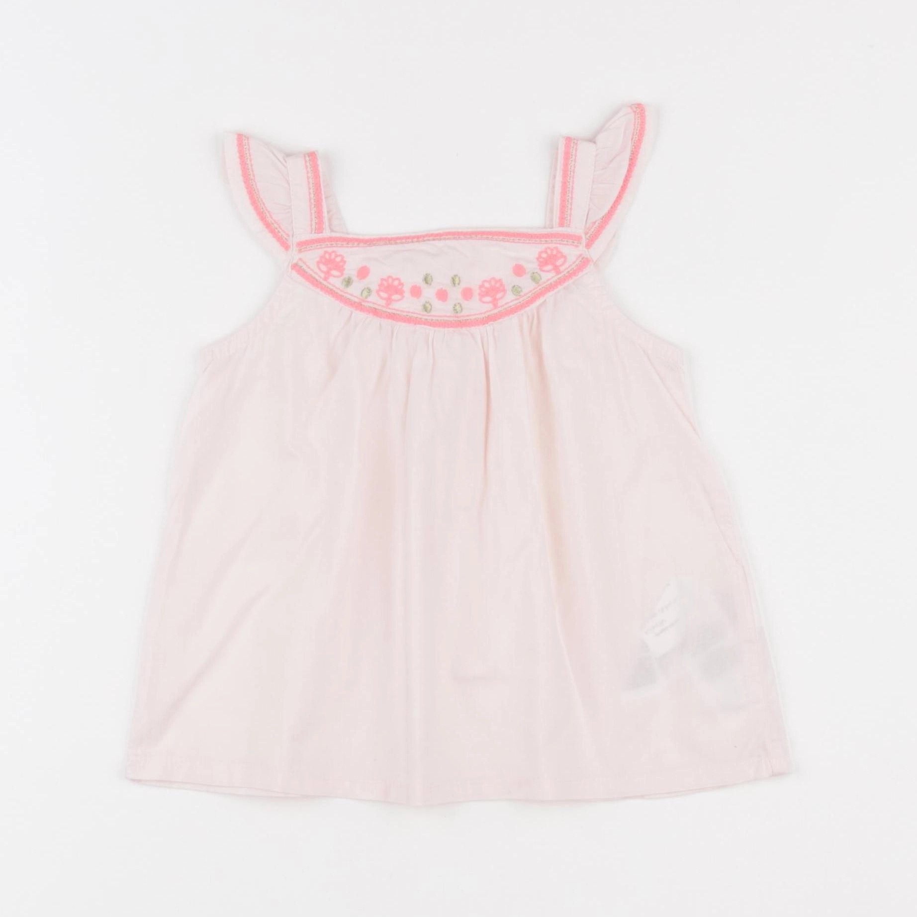 DPAM - blouse rose - 12 mois