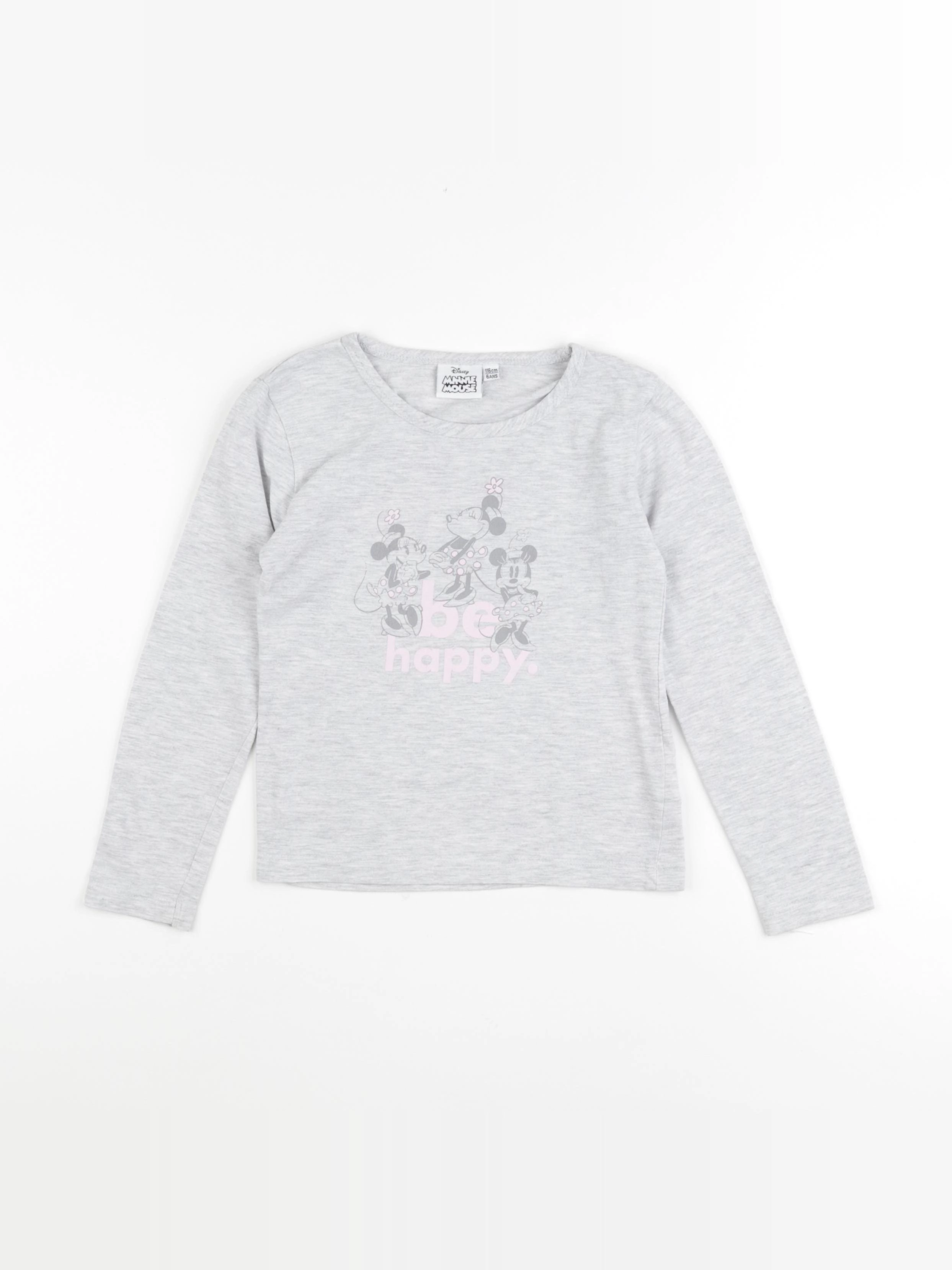 Vertbaudet - tee-shirt gris - 6 ans