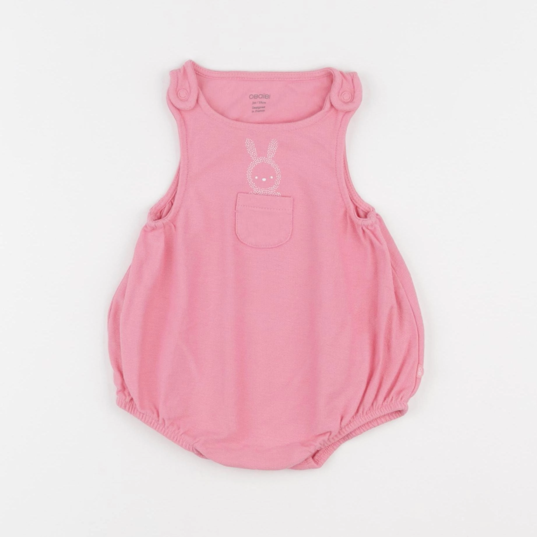Obaïbi - combinaison rose - 3 mois