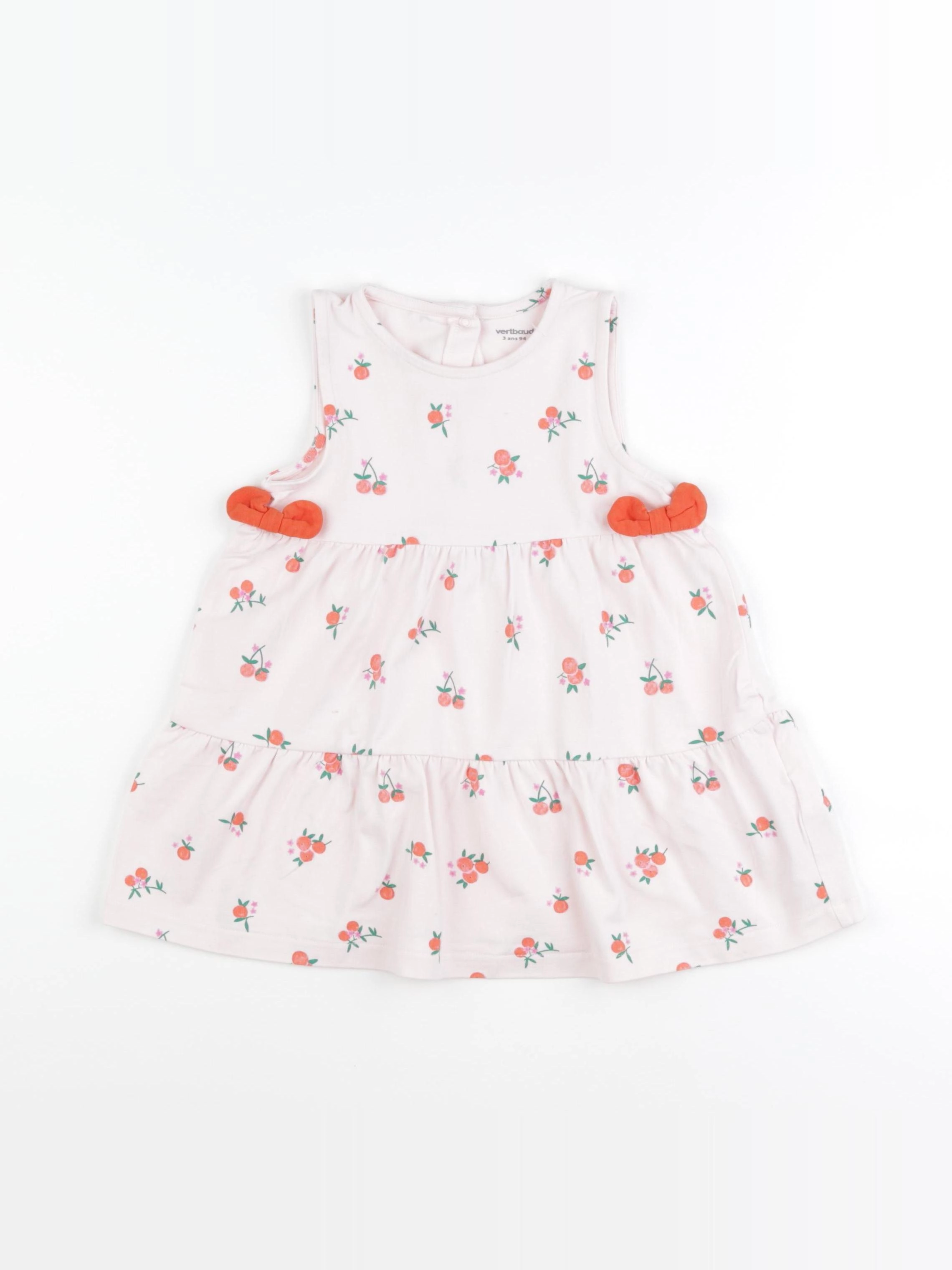 Vertbaudet - robe rose - 3 ans