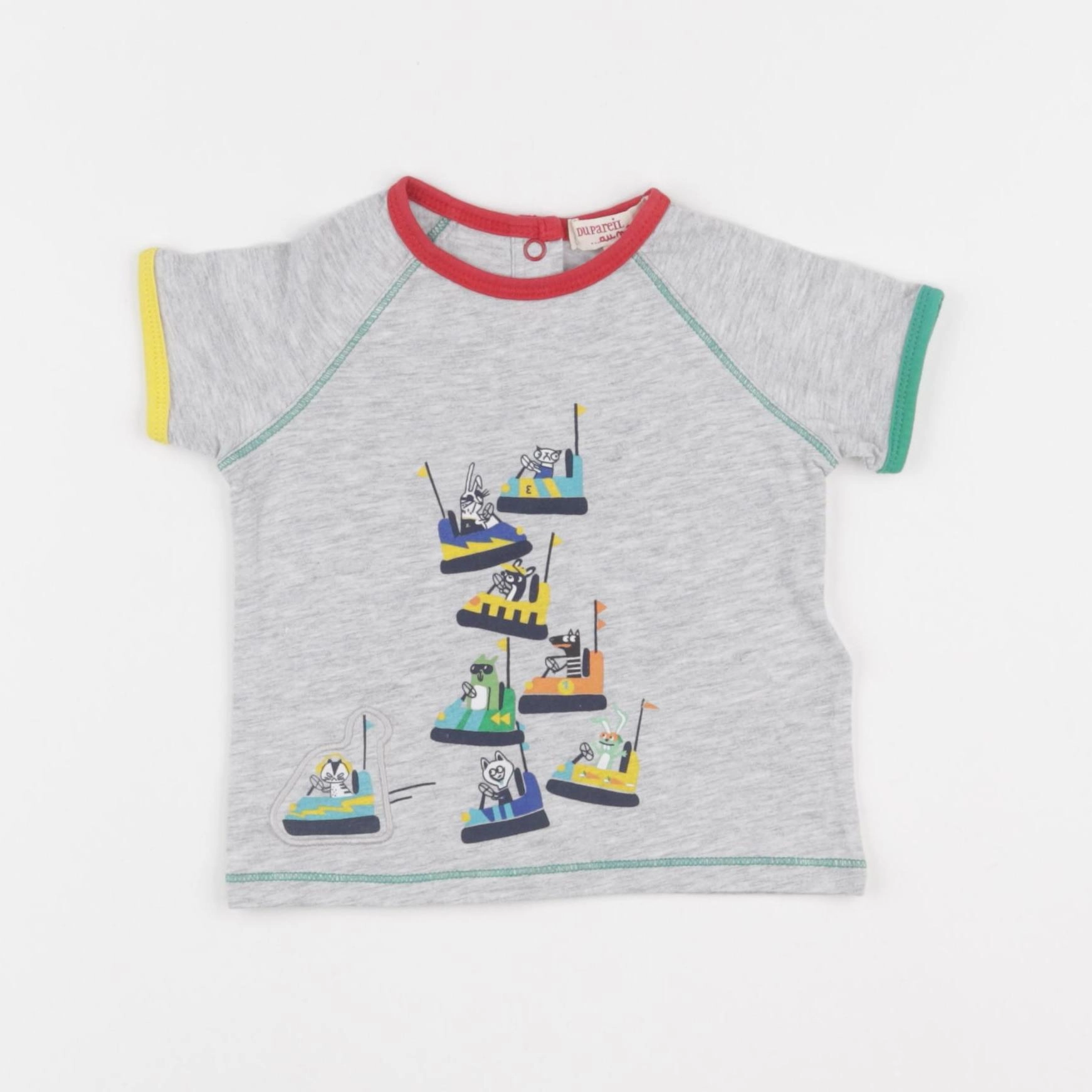 DPAM - tee-shirt gris - 6 mois