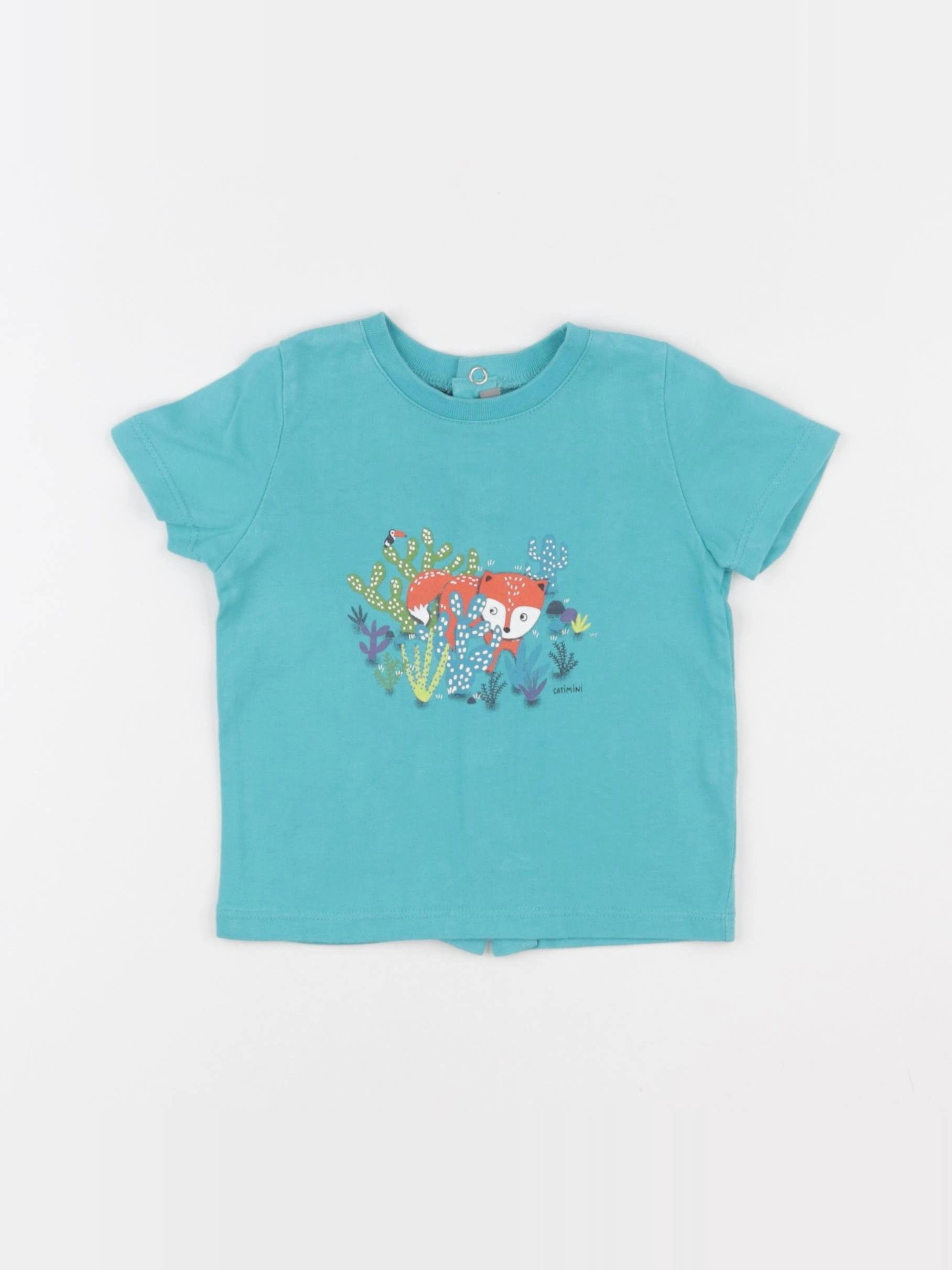 Catimini - tee-shirt bleu - 6 mois