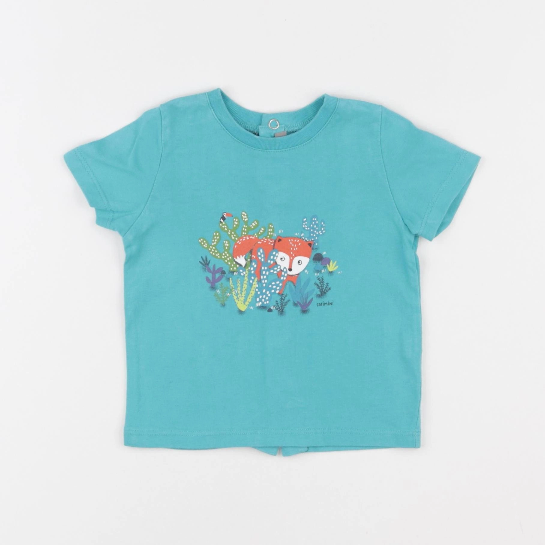 Catimini - tee-shirt bleu - 6 mois
