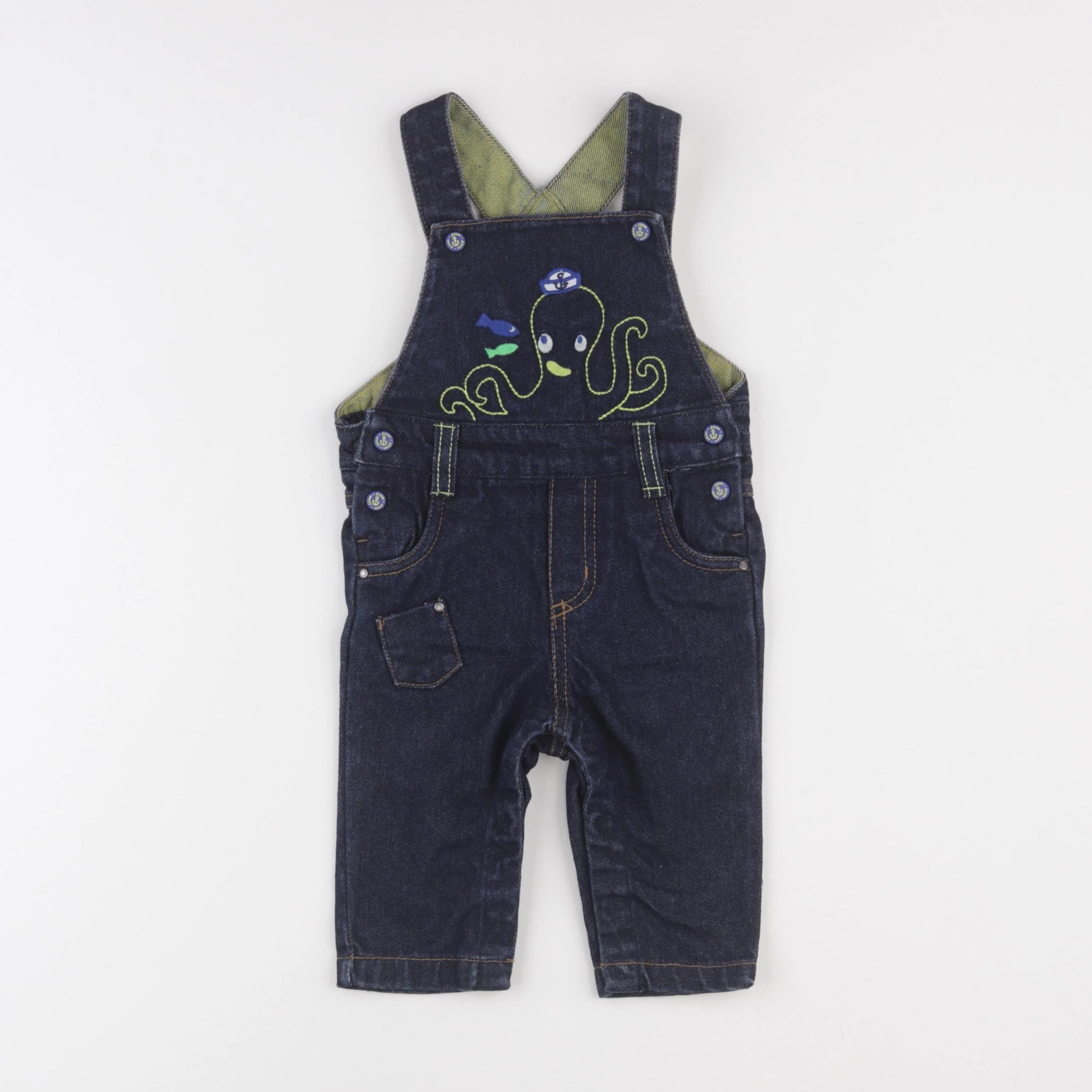 DPAM - salopette bleu - 6 mois