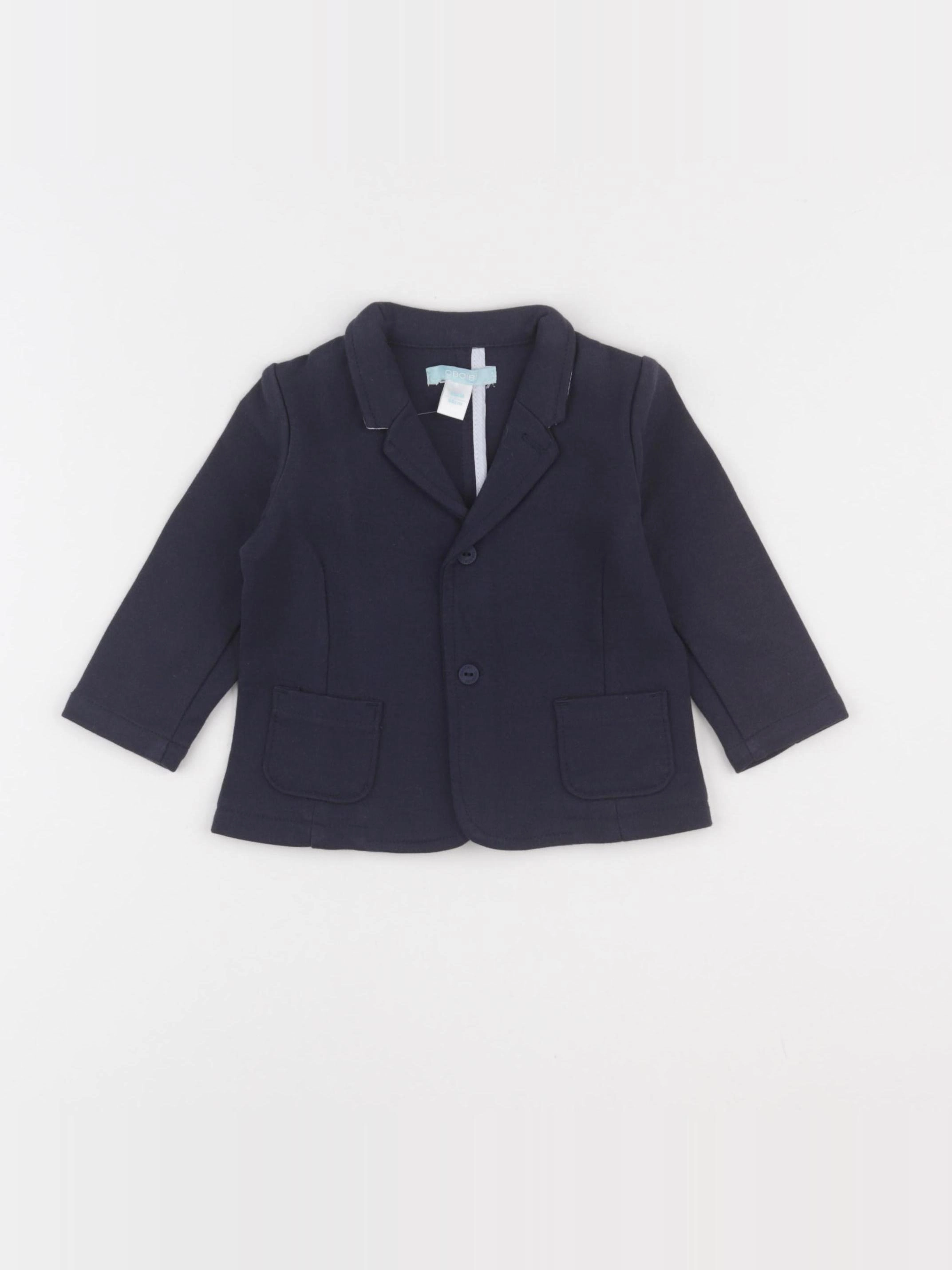 Obaïbi - veste bleu - 6 mois
