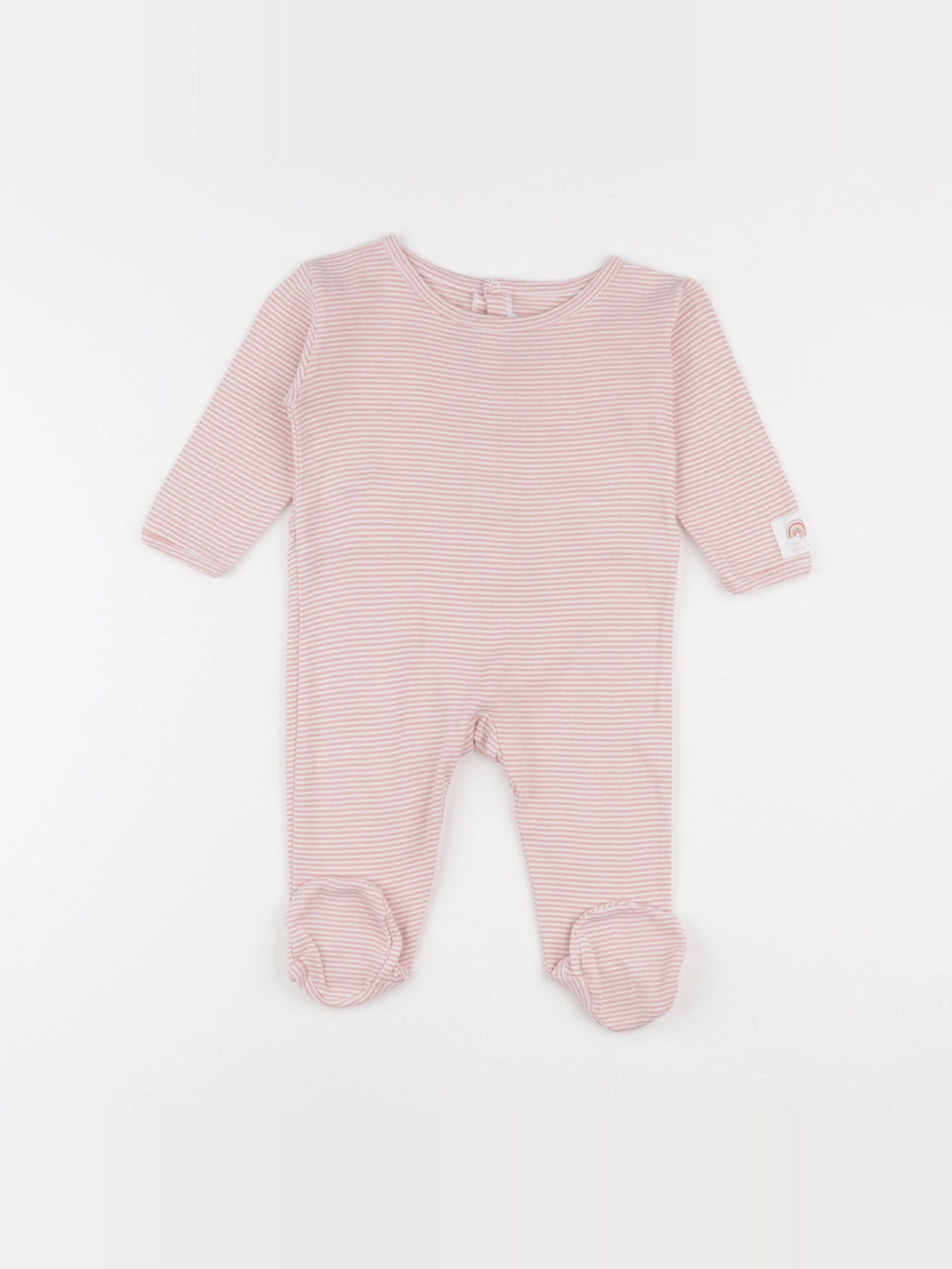 Absorba - pyjama coton rose - 9 mois