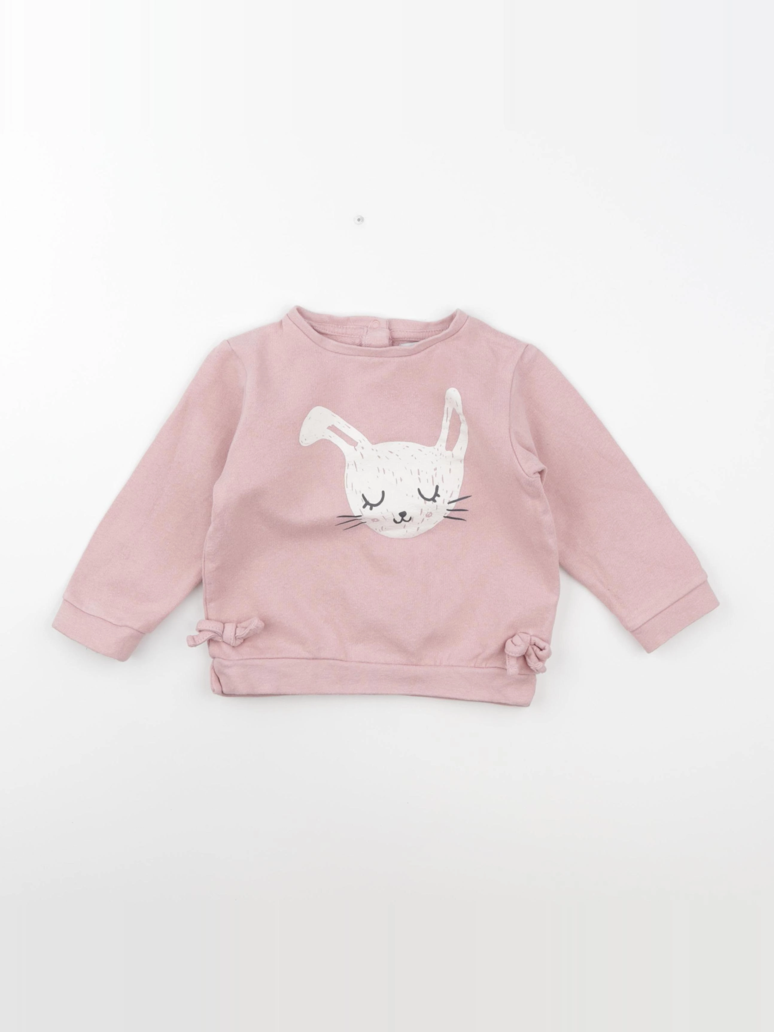 Vertbaudet - sweat rose - 2 ans