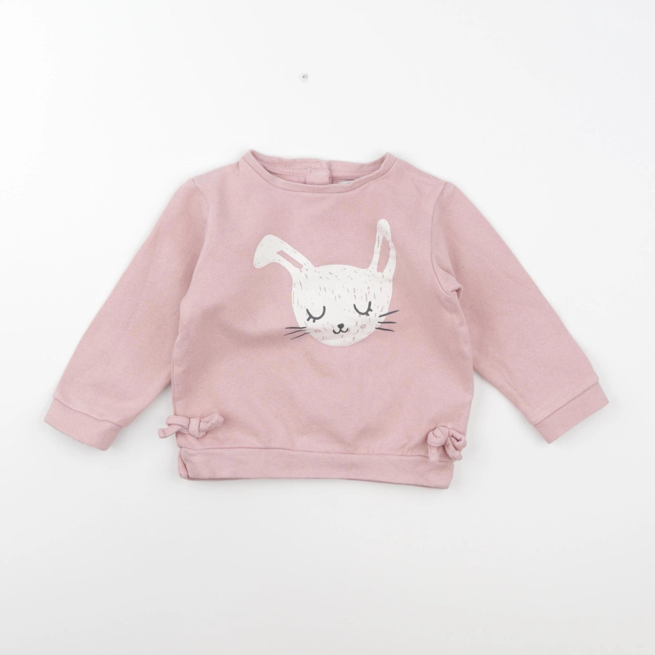 Vertbaudet - sweat rose - 2 ans