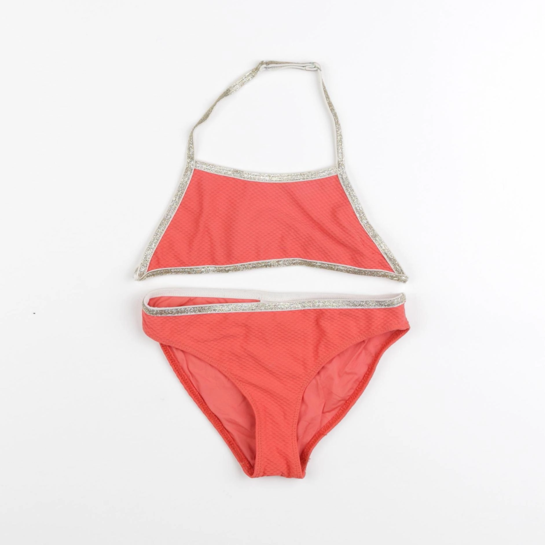 La Nouvelle  - maillot de bain rouge, or - 10 ans