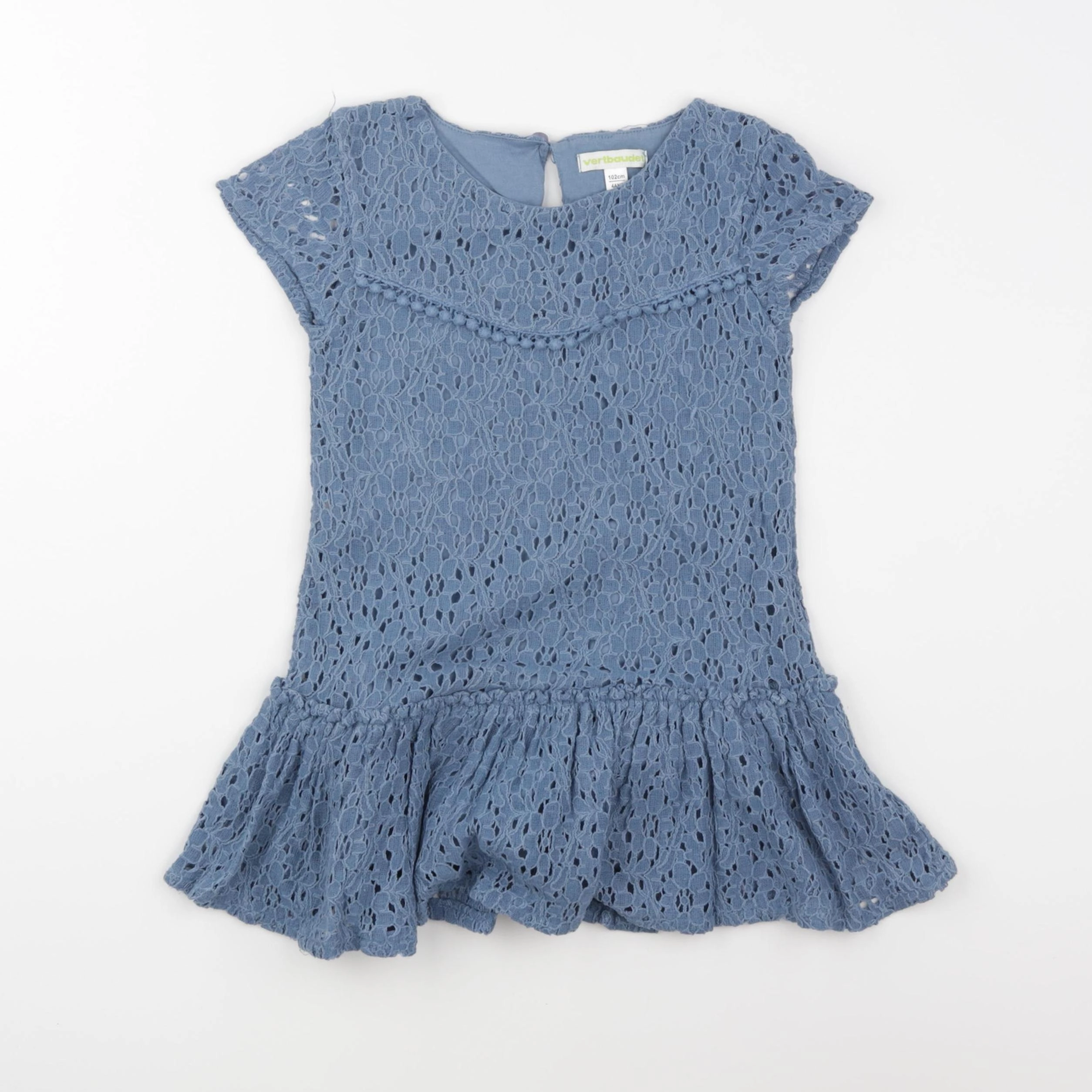Vertbaudet - robe bleu - 4 ans