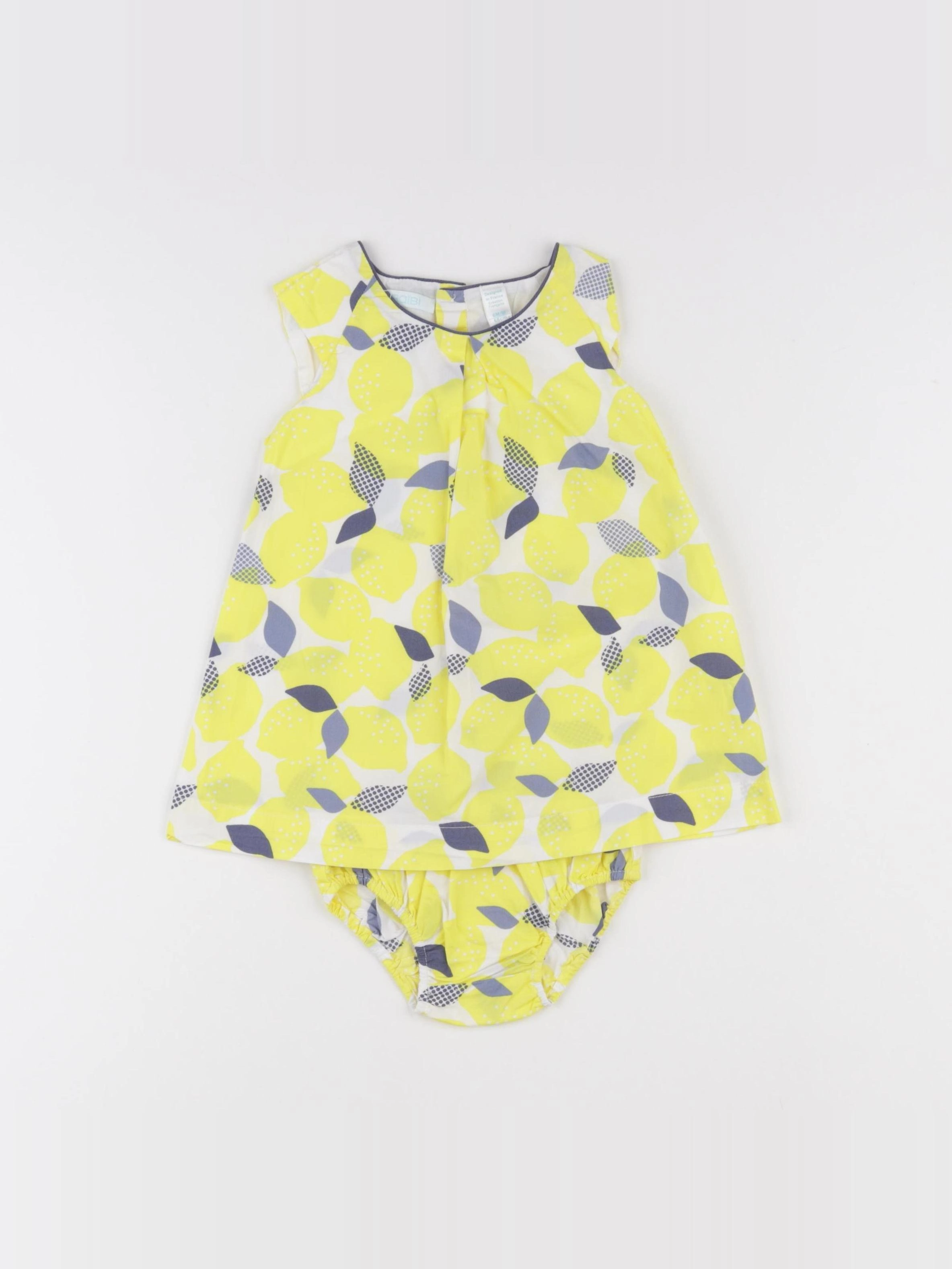 Obaïbi - robe multicolore - 6 mois