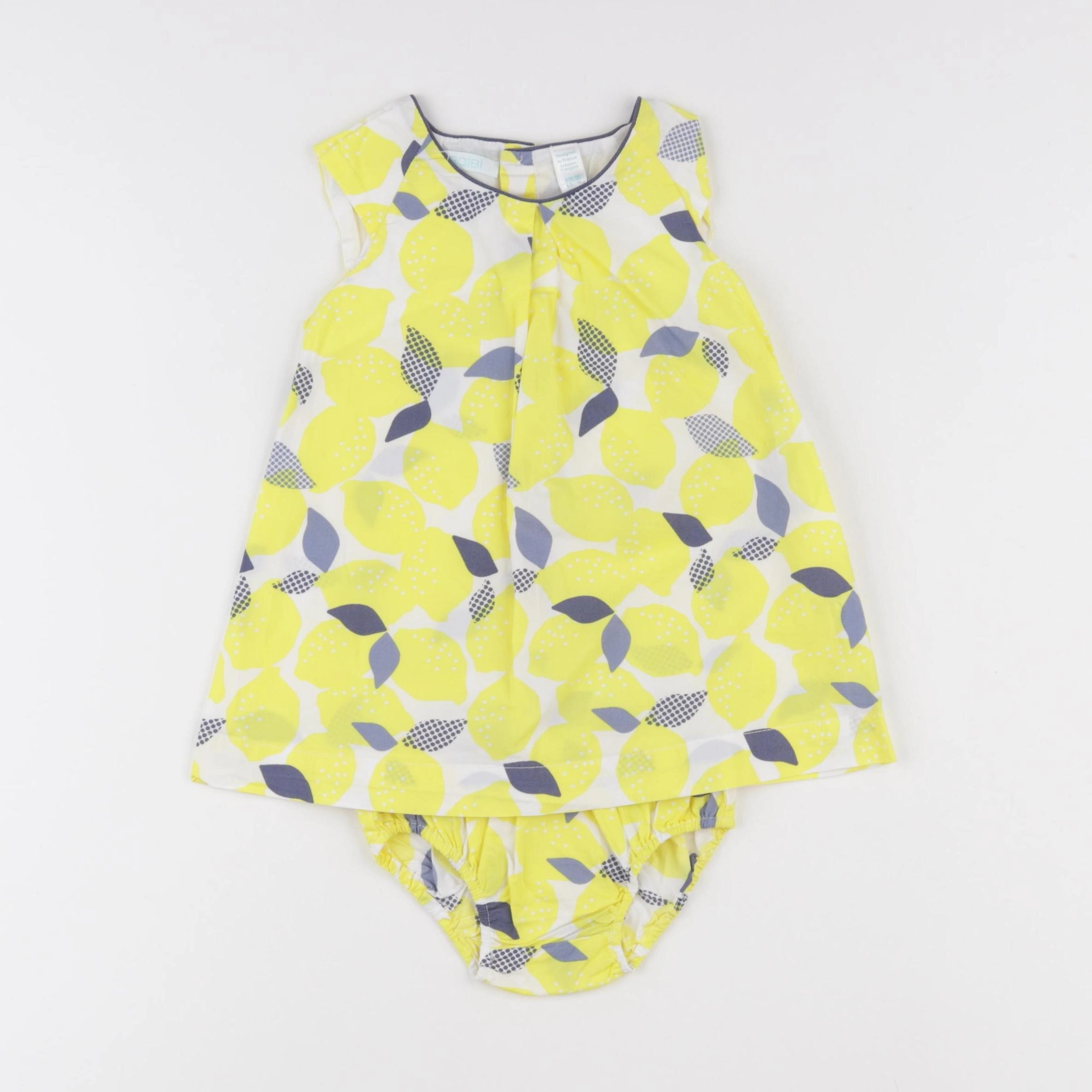 Obaïbi - robe multicolore - 6 mois