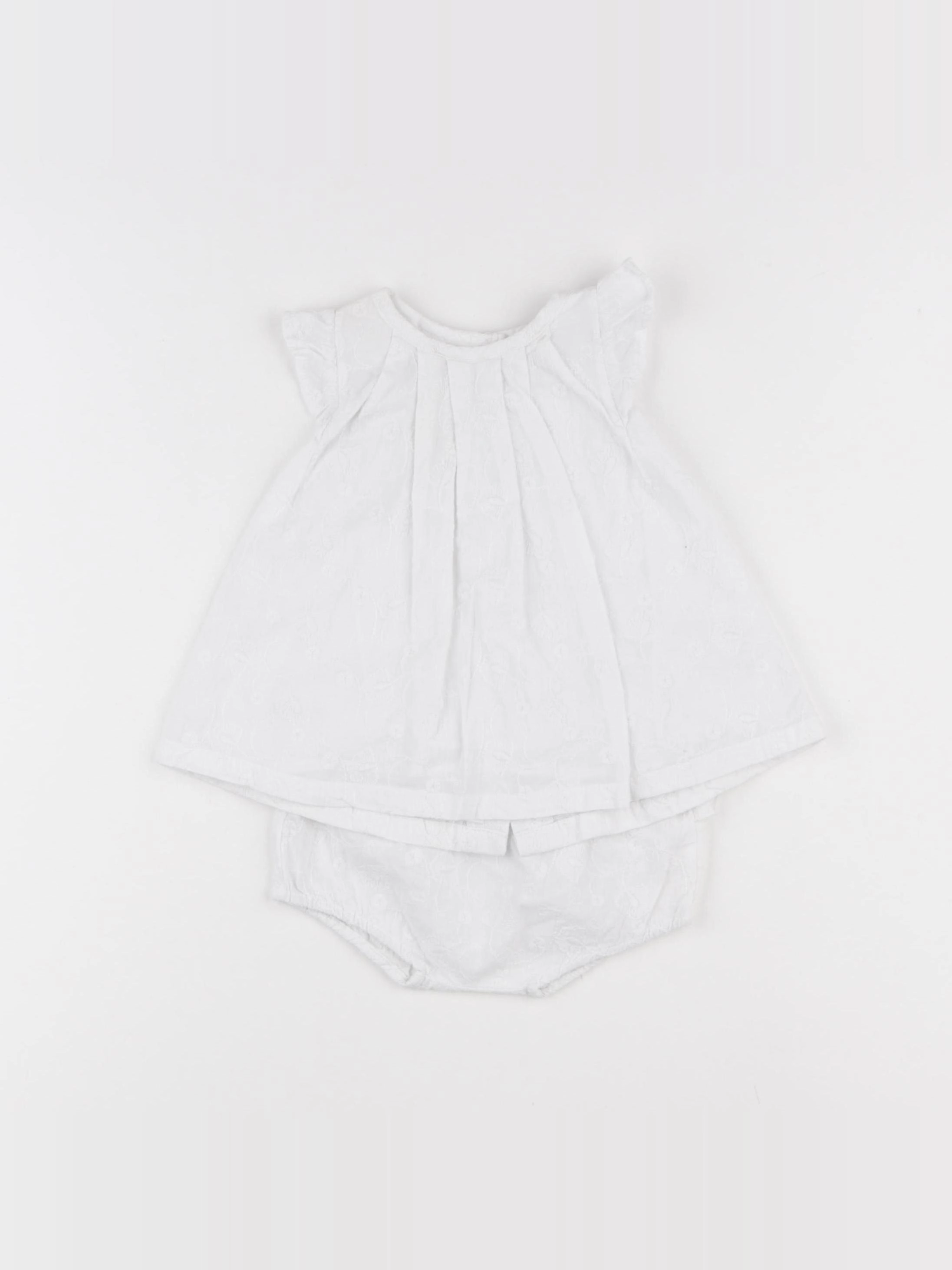 Absorba - robe blanc - 3 mois