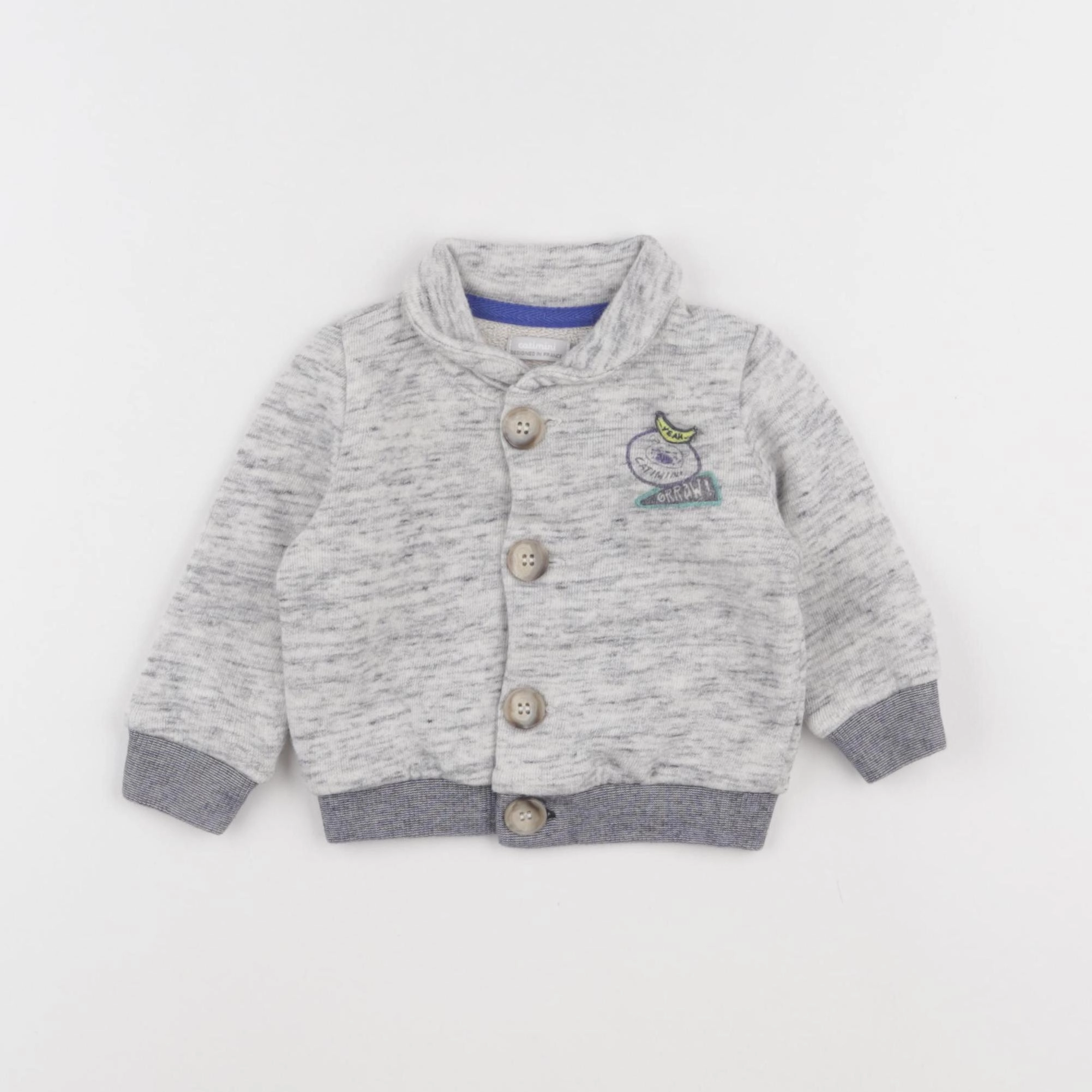 Catimini - sweat gris - 6 mois