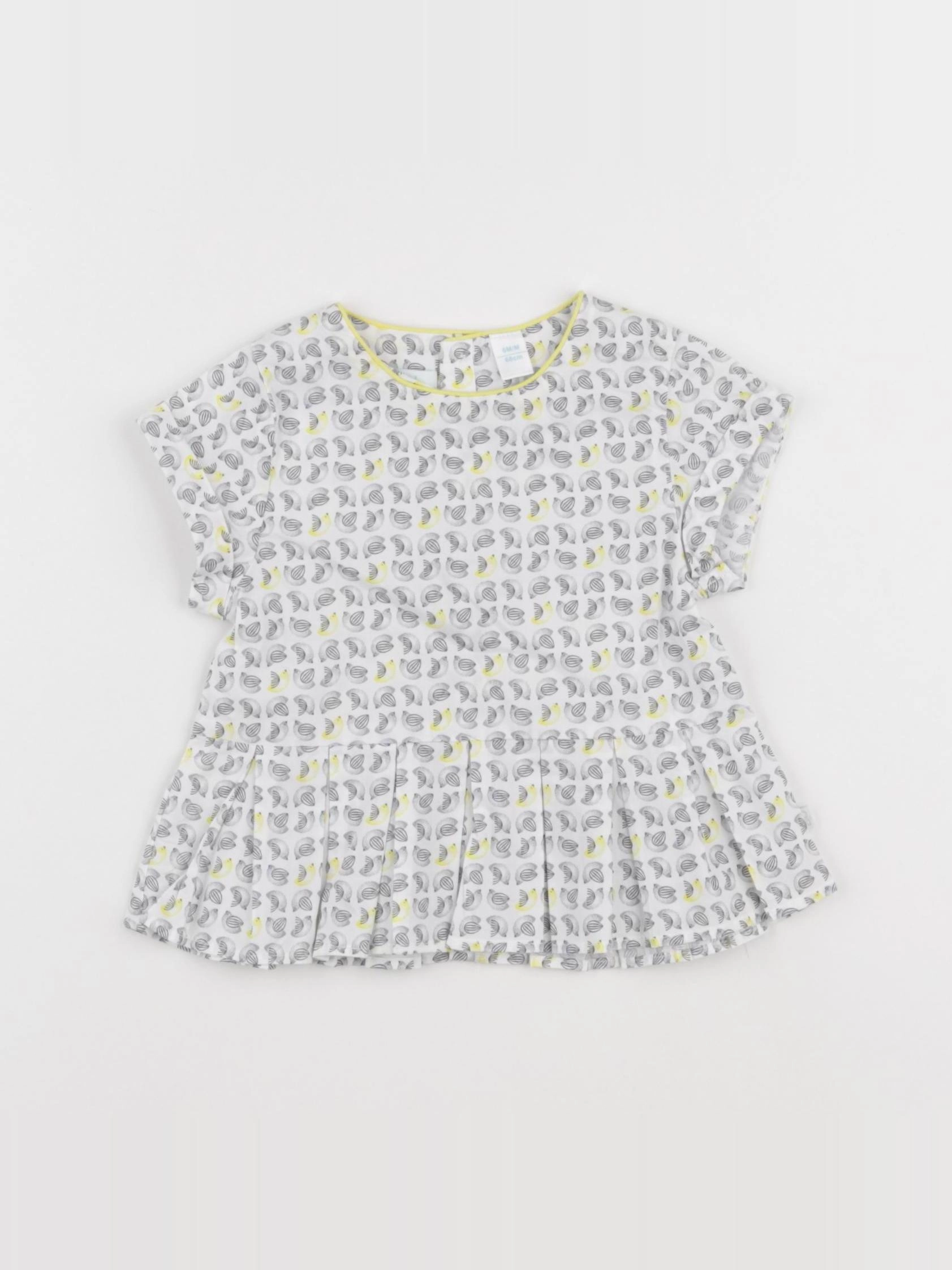 Obaïbi - blouse multicolore - 6 mois