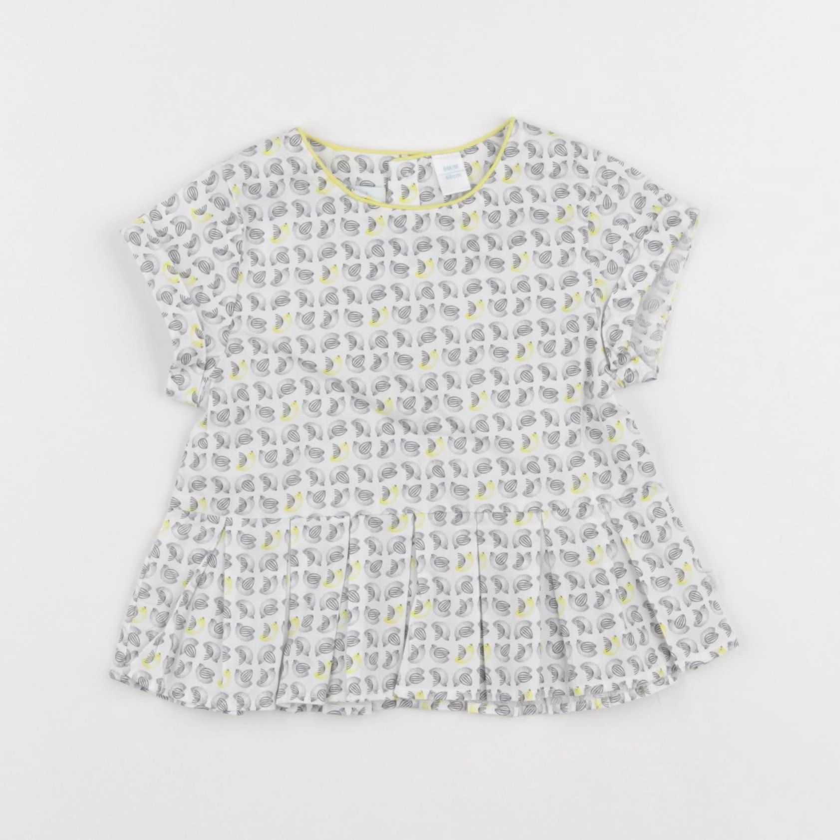 Obaïbi - blouse multicolore - 6 mois