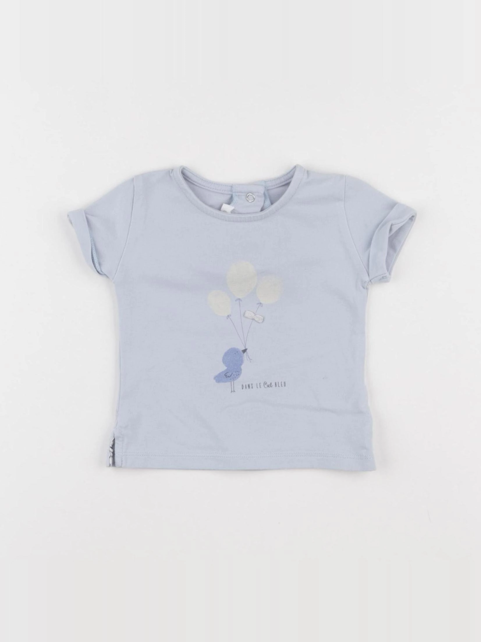 Absorba - tee-shirt bleu - 6 mois