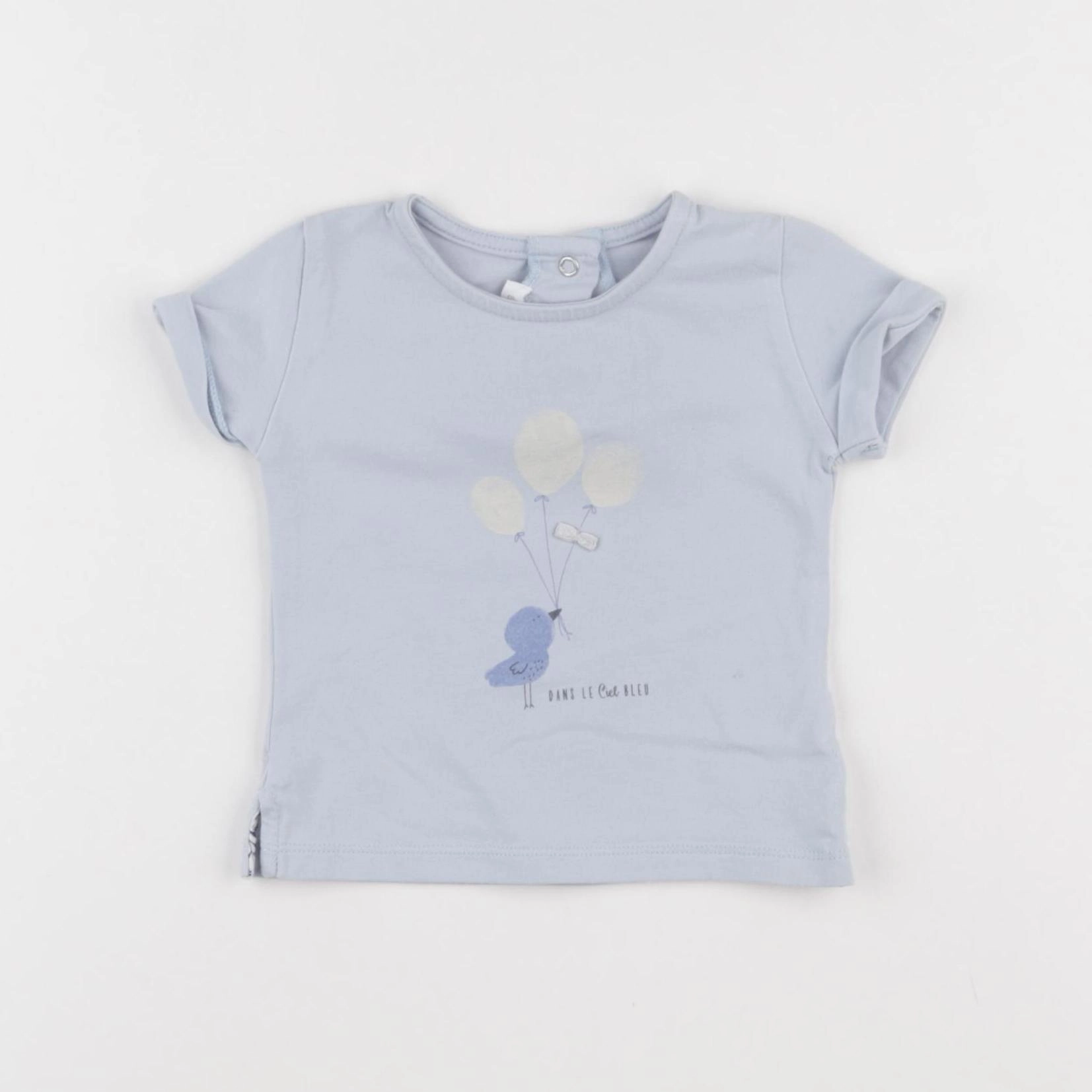 Absorba - tee-shirt bleu - 6 mois