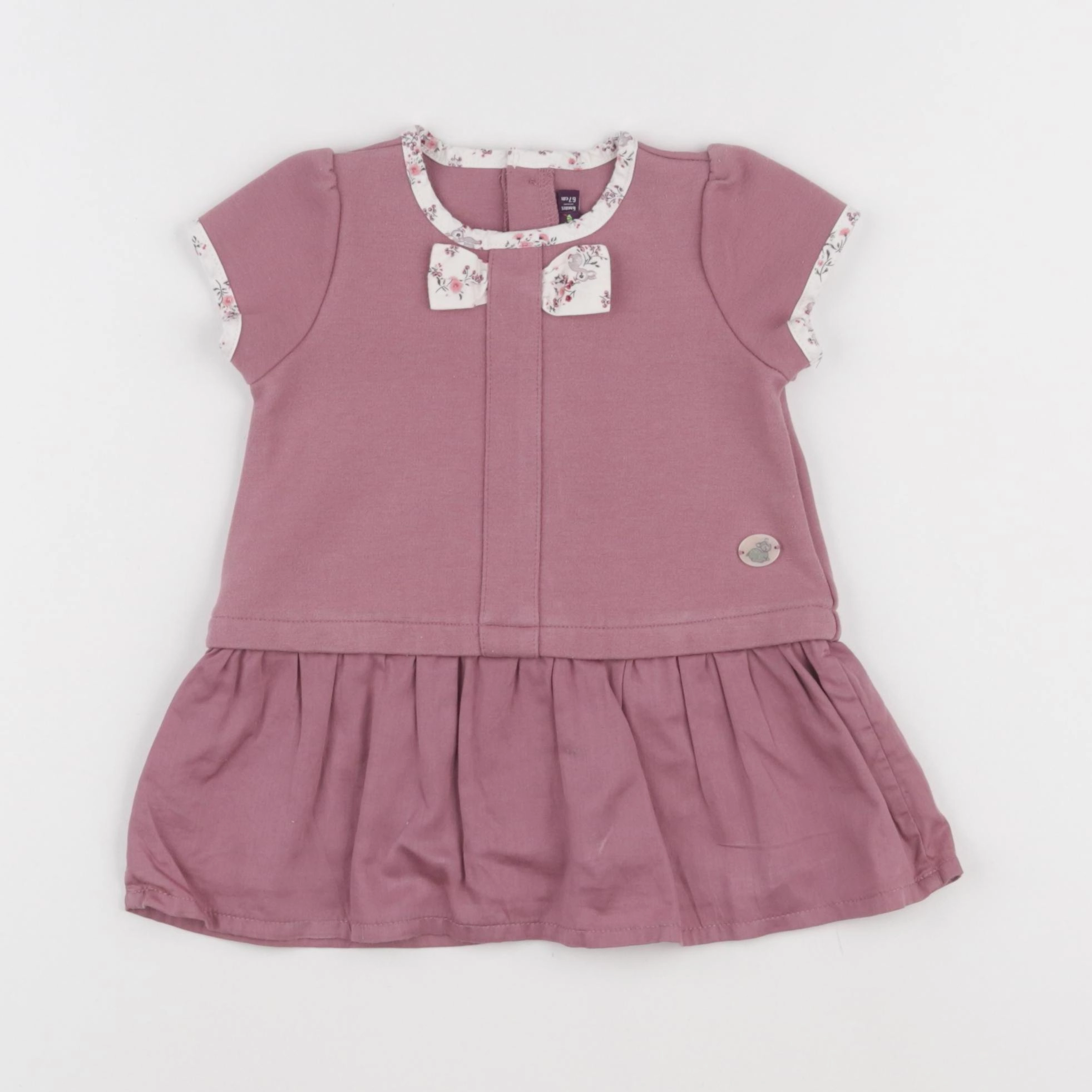 Sergent Major - robe violet - 6 mois