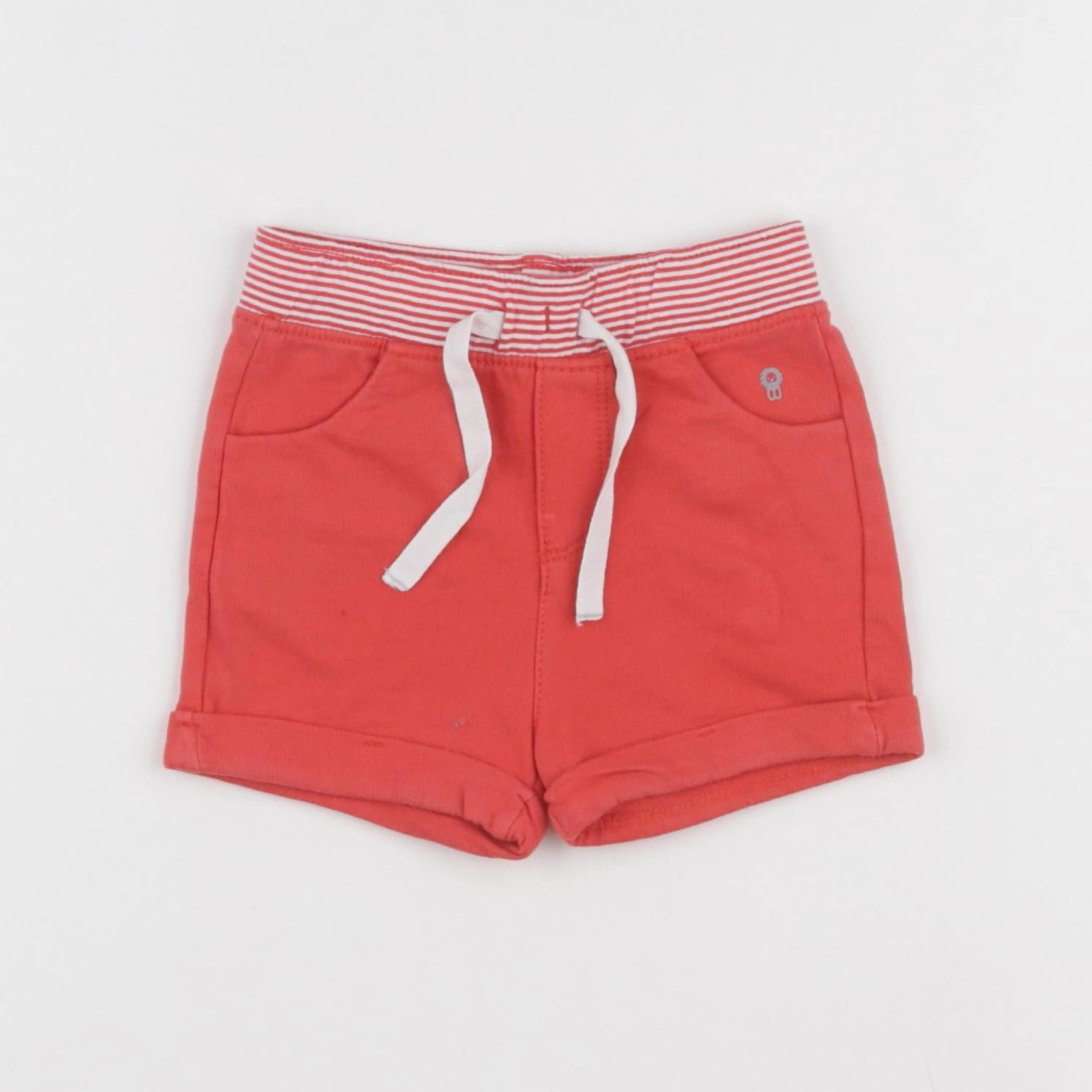Obaïbi - short rouge - 6 mois