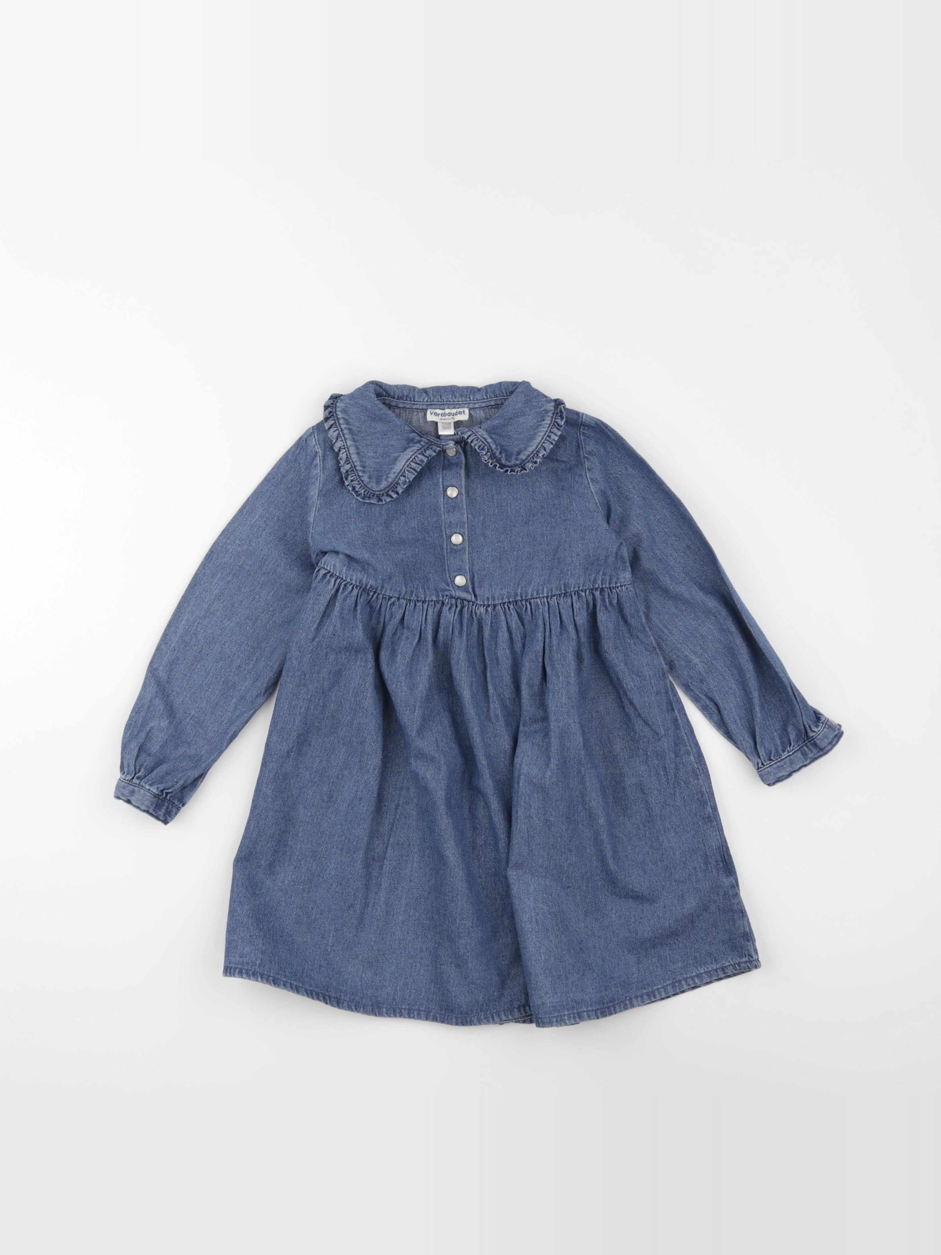 Vertbaudet - robe bleu - 5 ans
