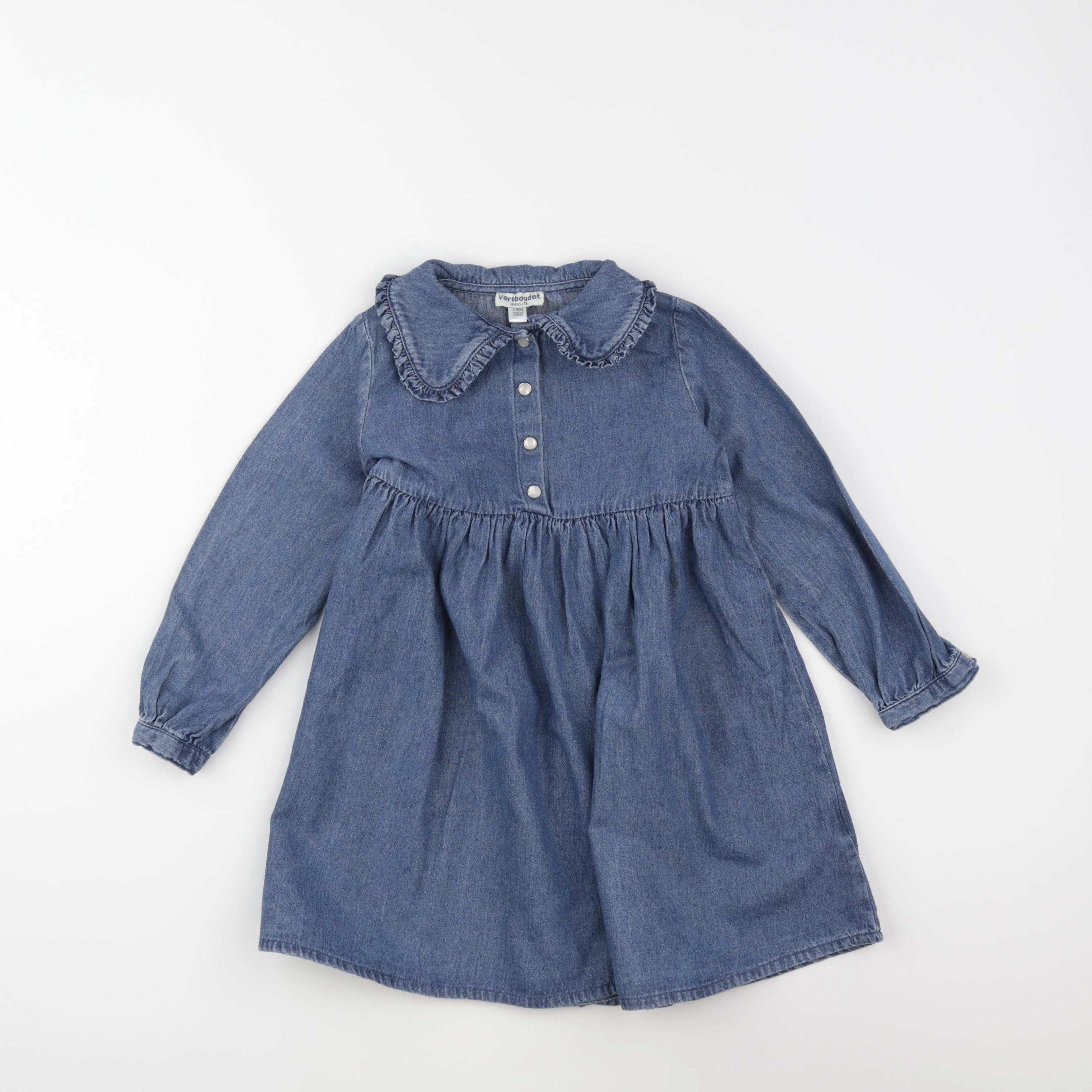 Vertbaudet - robe bleu - 5 ans