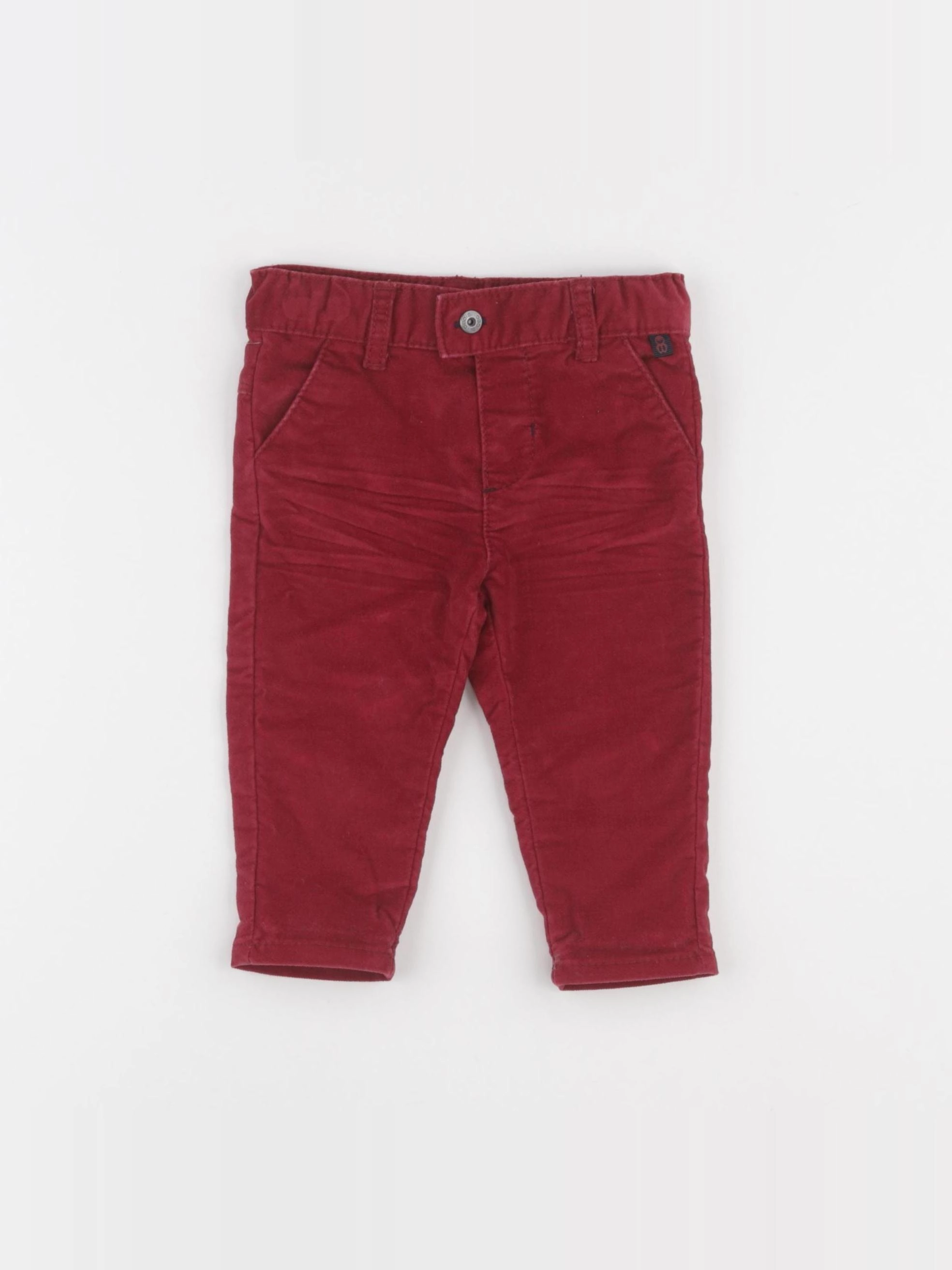 Obaïbi - pantalon rouge - 6 mois
