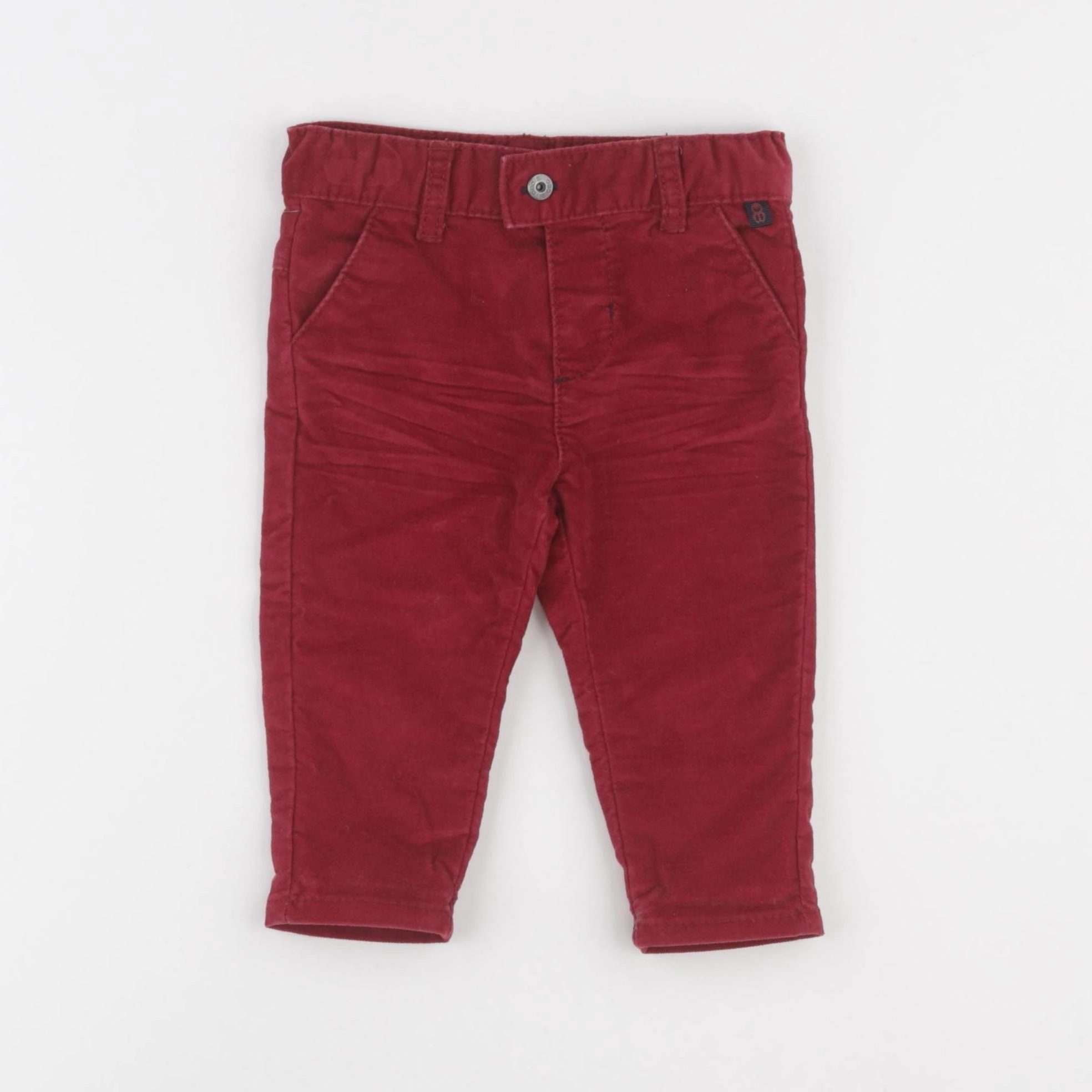 Obaïbi - pantalon rouge - 6 mois